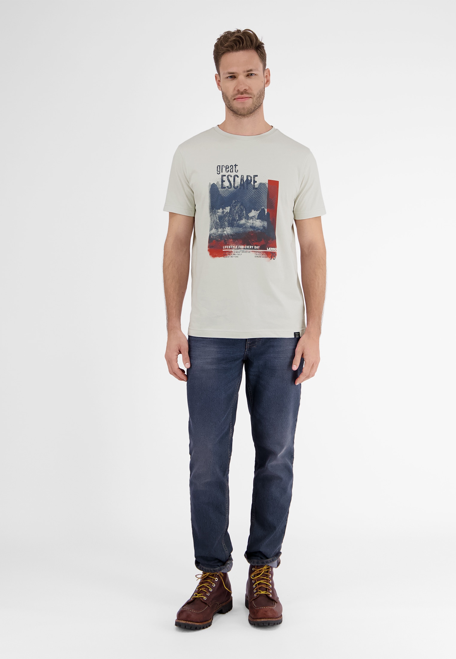 LERROS T-Shirt »LERROS T-Shirt *Great Escape*«