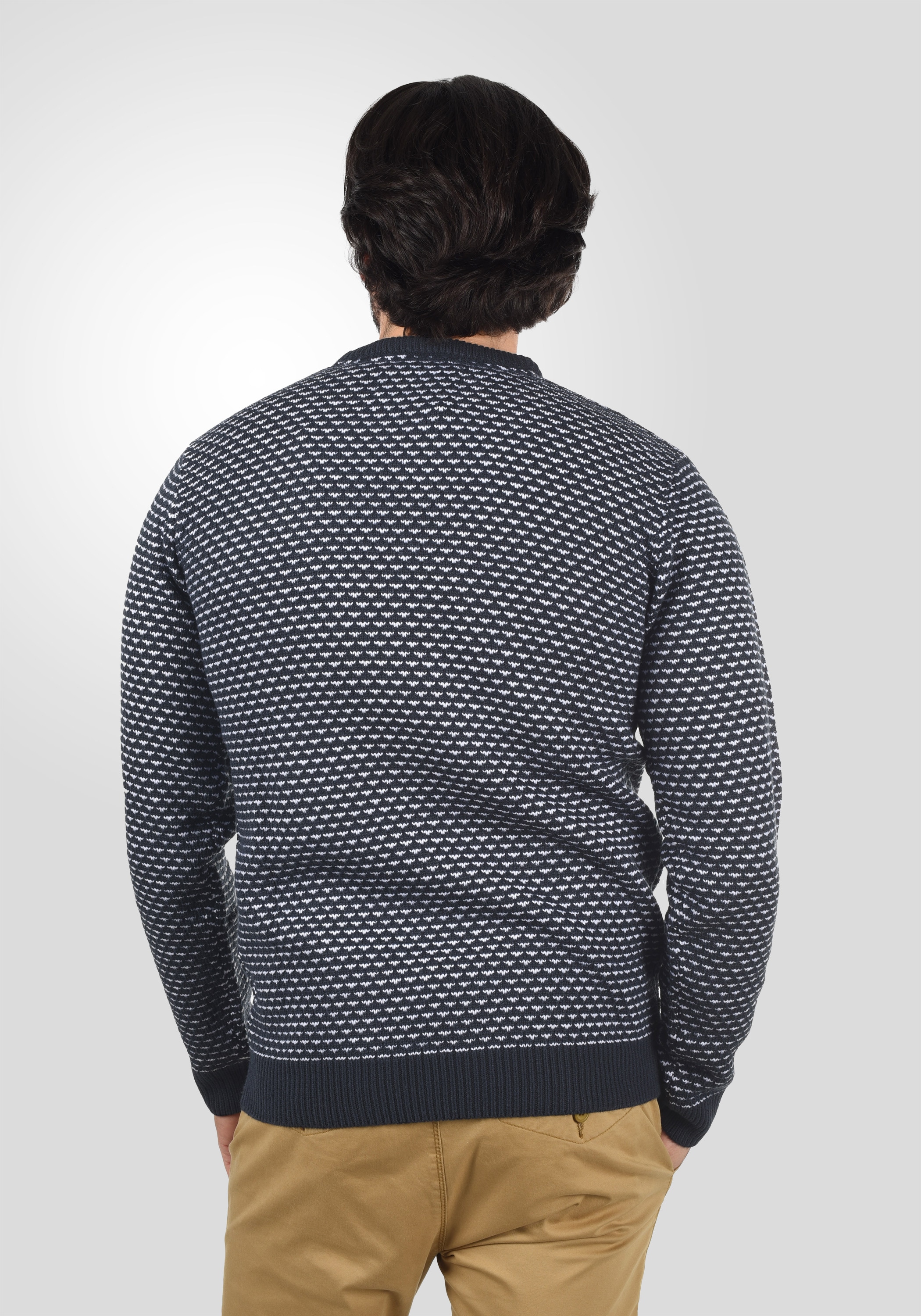 Indicode Strickfleece-Pullover »Strickpullover IDCoppler«