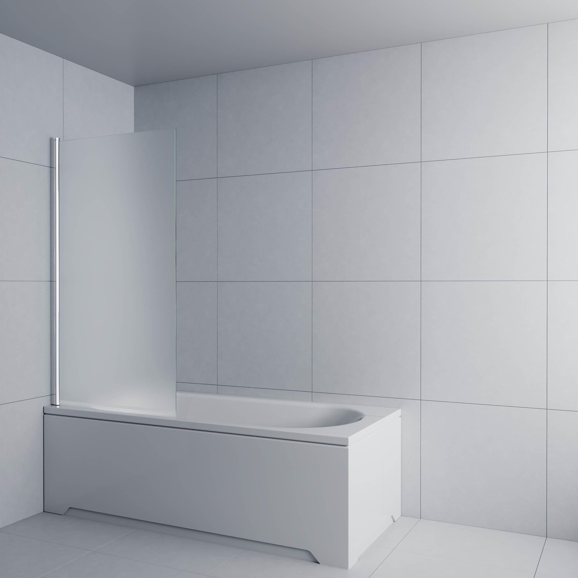 welltime Badewannenaufsatz »BWA Nassau Single clear«