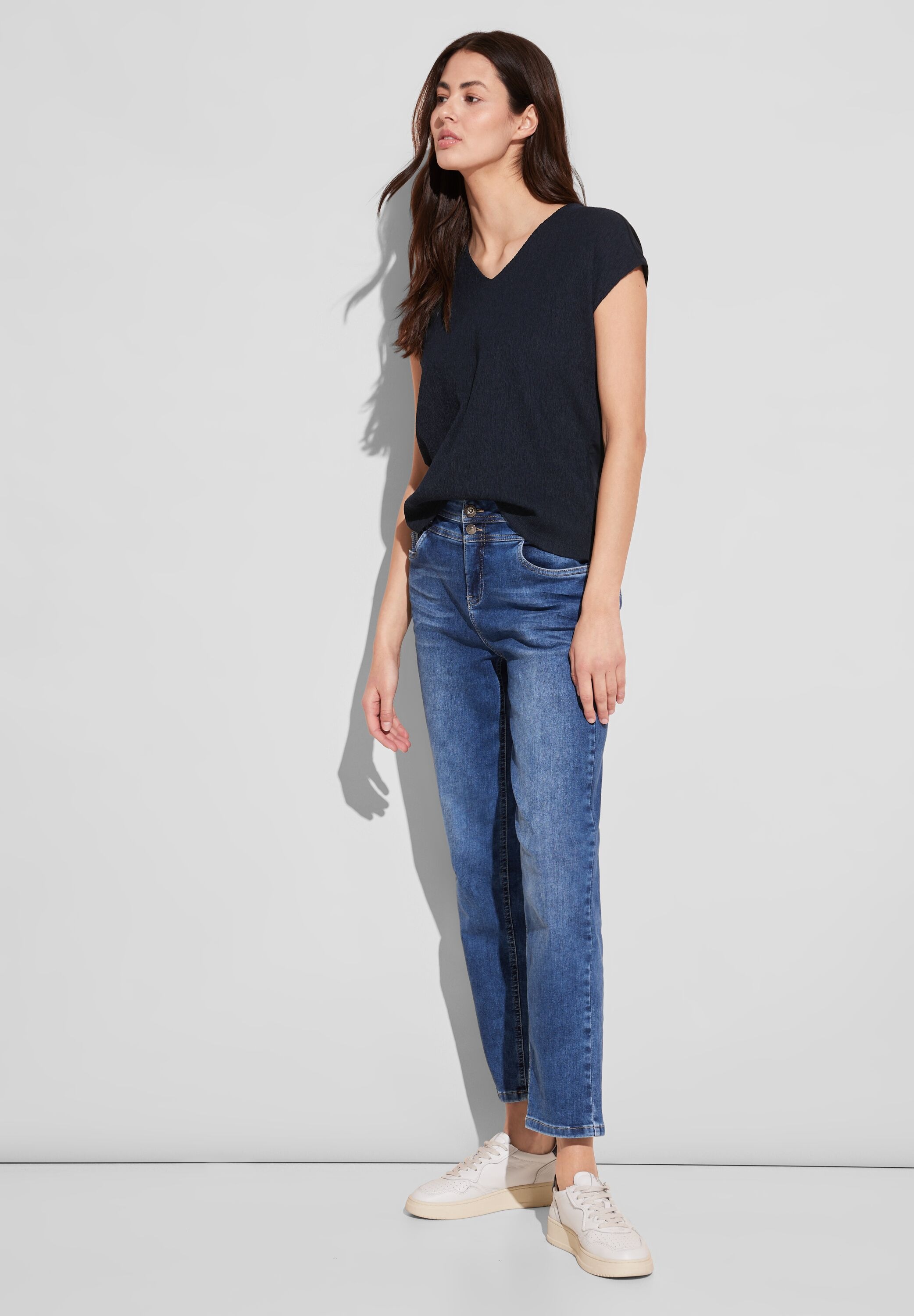 STREET ONE Shirttop, mit feiner Struktur