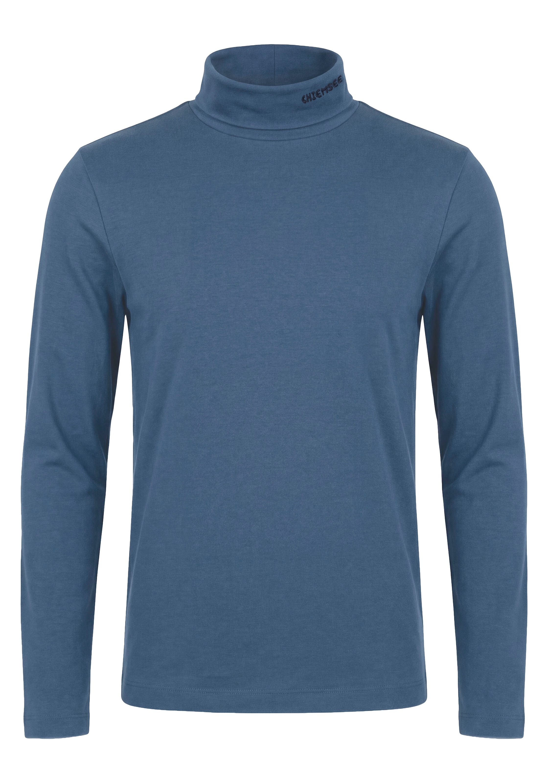 Chiemsee Langarmshirt - mit dezenter Logostickerei am Kragen<br/>