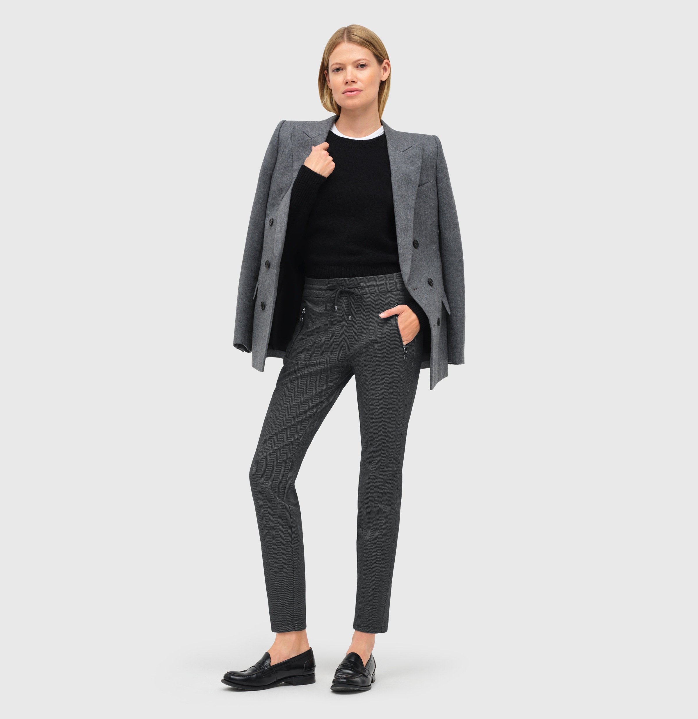 MAC Jerseyhose »easy smart«, mit dezenten Reißerschluss-Taschen