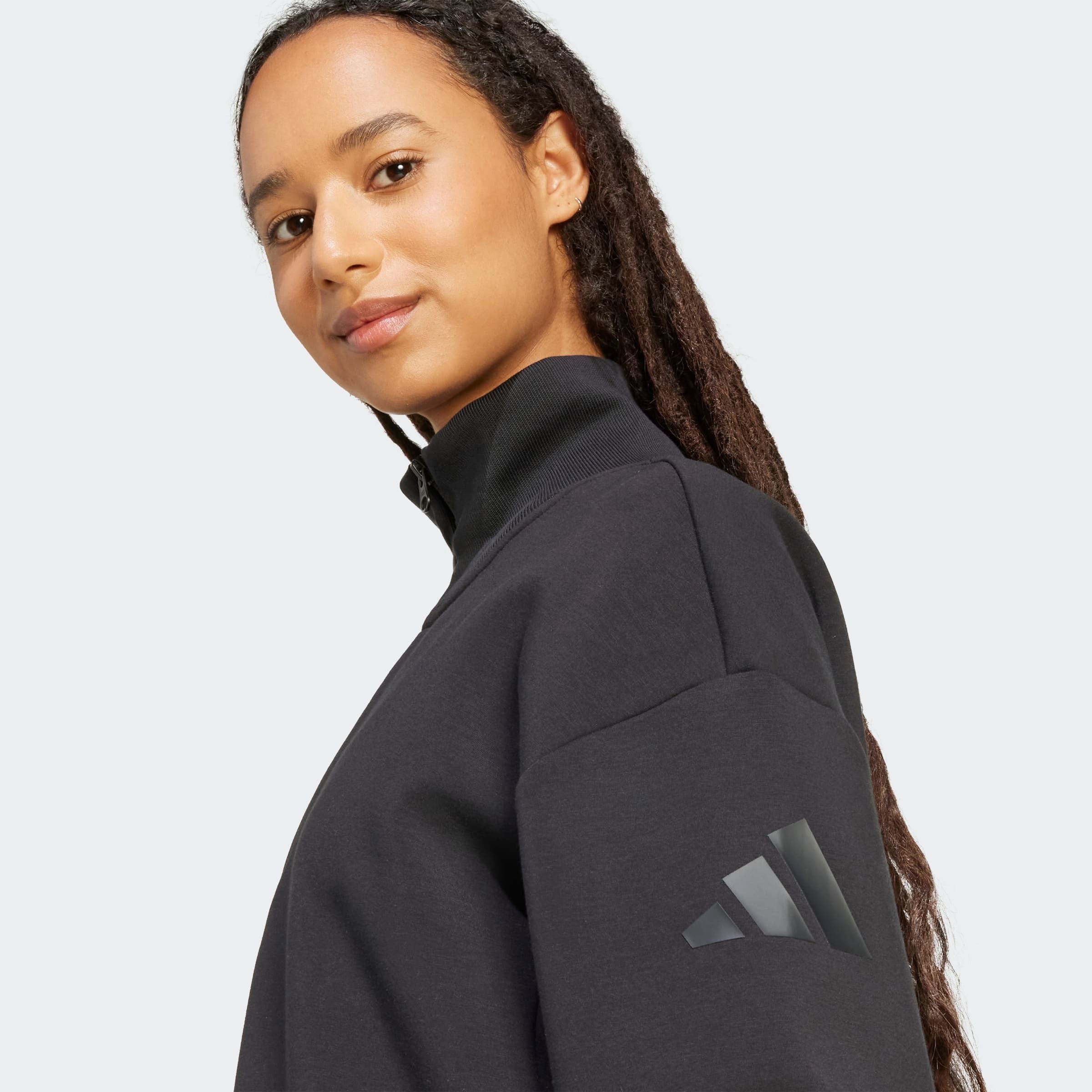 adidas Sportswear Sweatjacke »SOFT LUX, REISSVERSCHLUSS BIS ZUR BRUST«