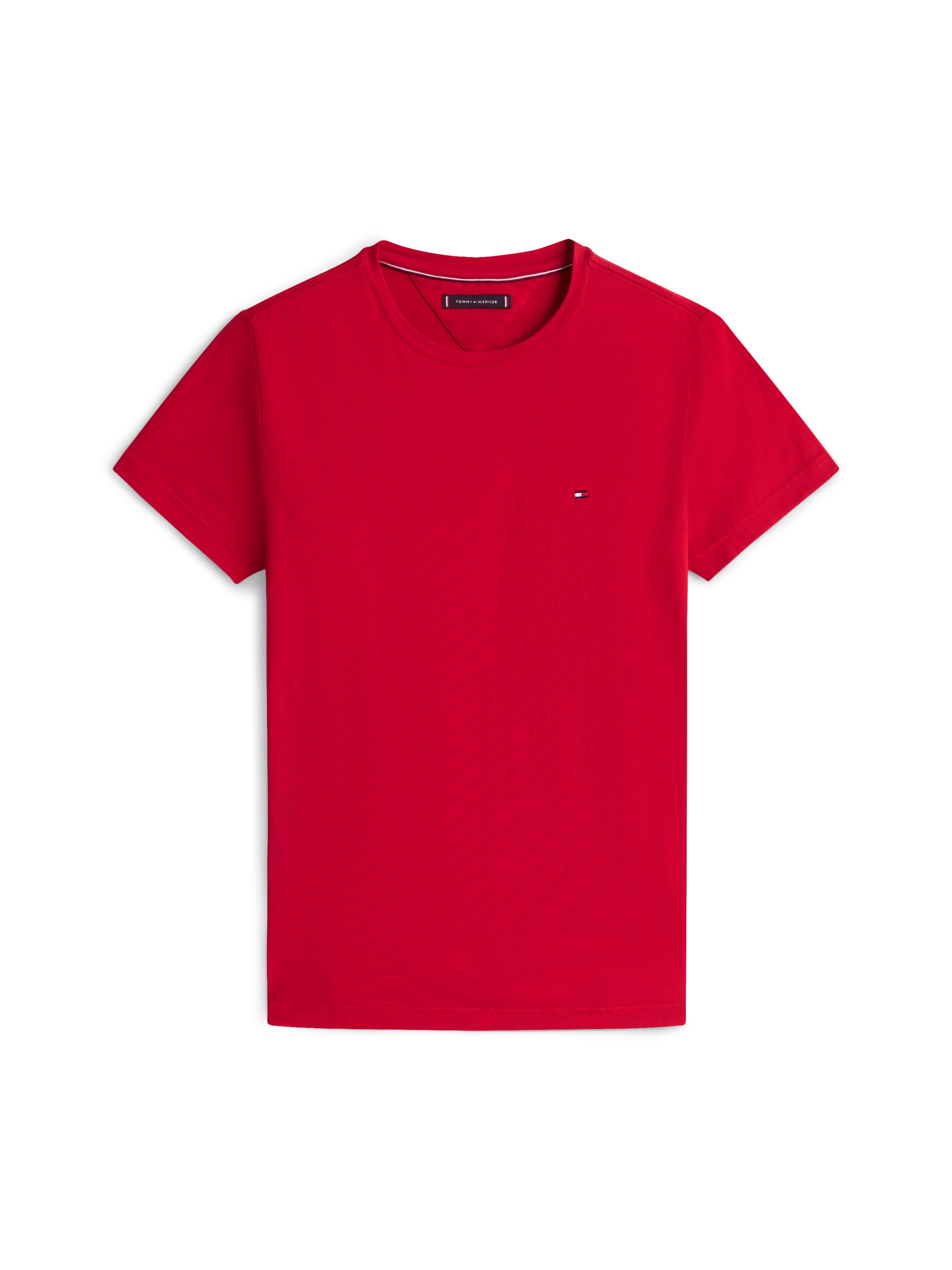 Tommy Hilfiger T-Shirt »STRETCH SLIM FIT TEE«, mit Rundhalsausschnitt