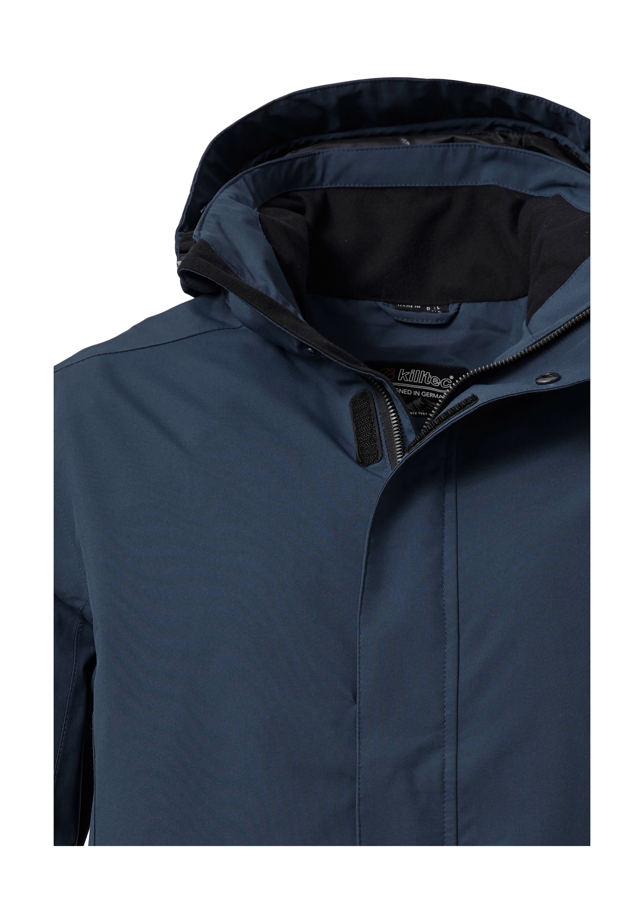 Killtec Outdoorjacke »KOS 87 MN JCKT_XENIOS«, 100% wasser- und winddicht, abzippbare Kapuze, verstellbare Bündchen
