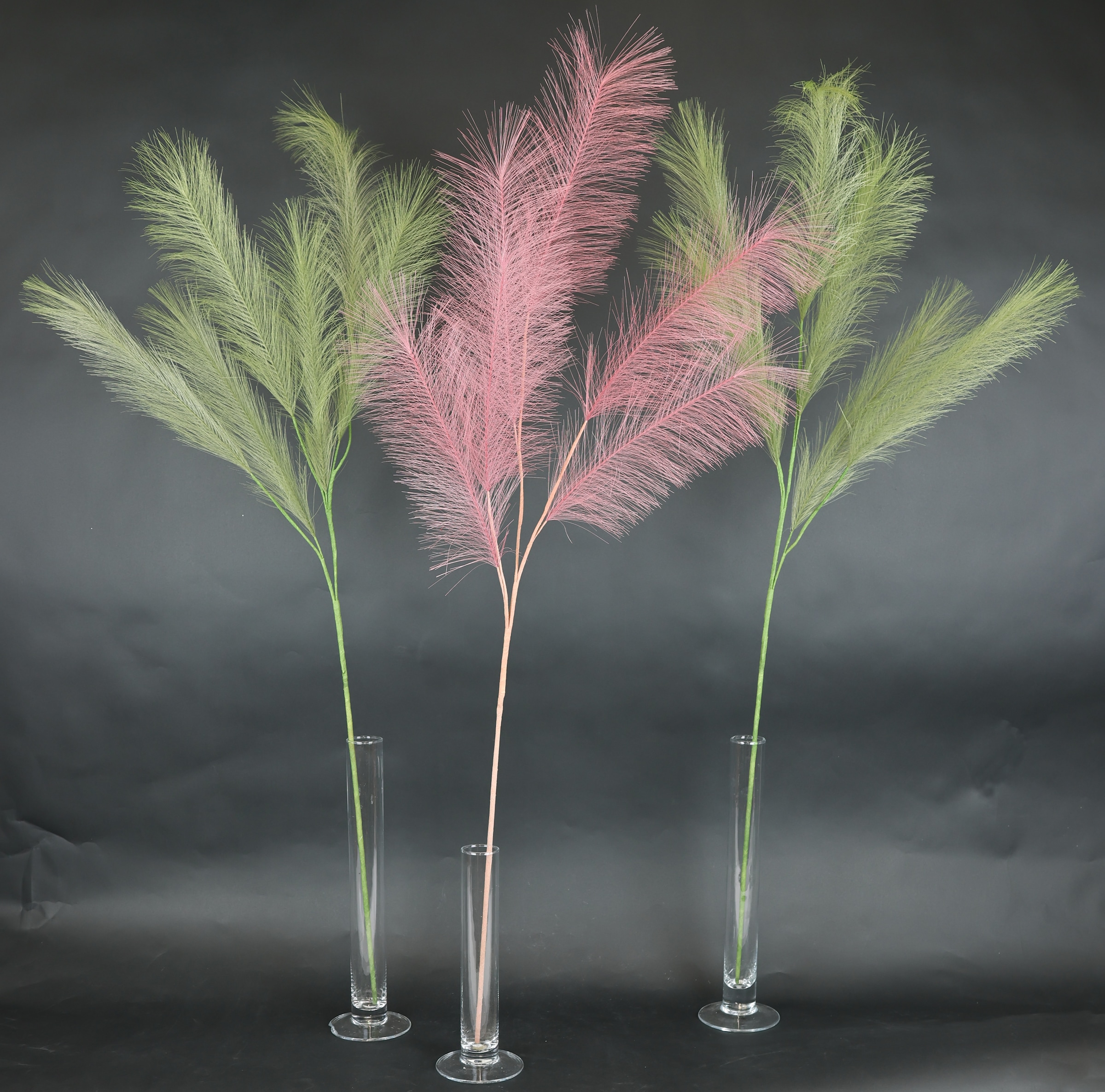 I.GE.A. Kunstpflanze »Federzweig« 3er Set