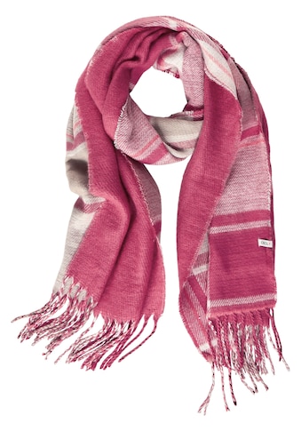 Schal »Doubleface Scarf«, Doubleface-Optik: eine Seite einfarbig, die andere kariert