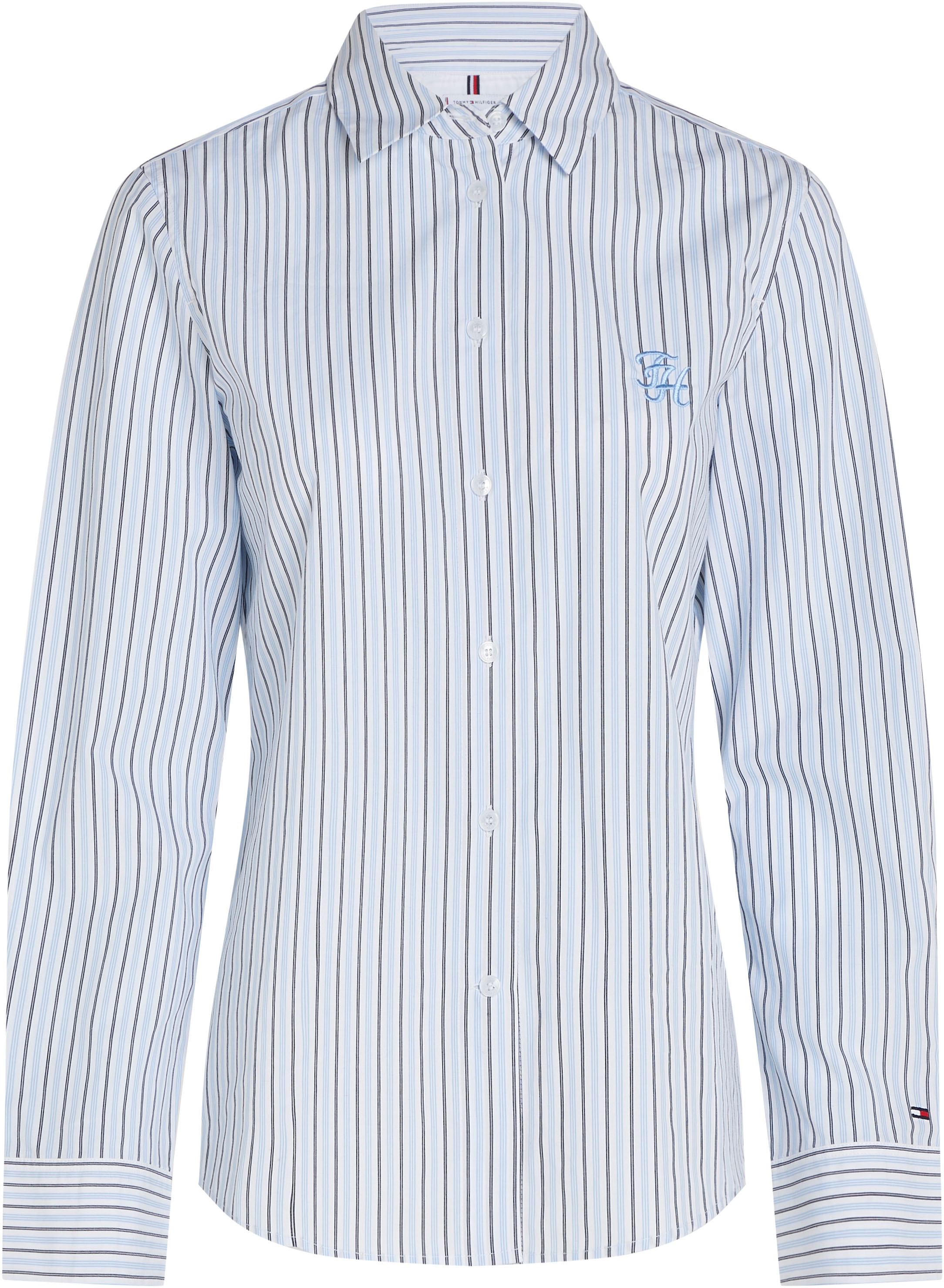 Tommy Hilfiger Hemdbluse »STRIPE REGULAR SHIRT«, mit Streifendessin