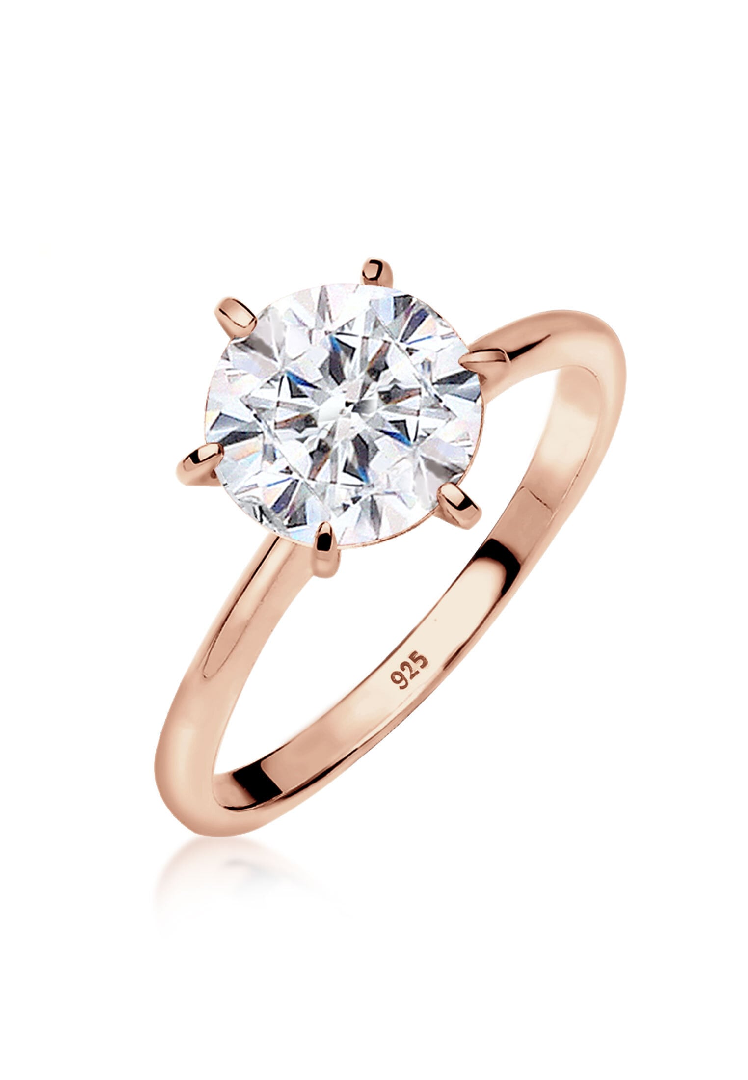 Elli Trauring »Ring Verlobungsring Kristalle 925 Silber«