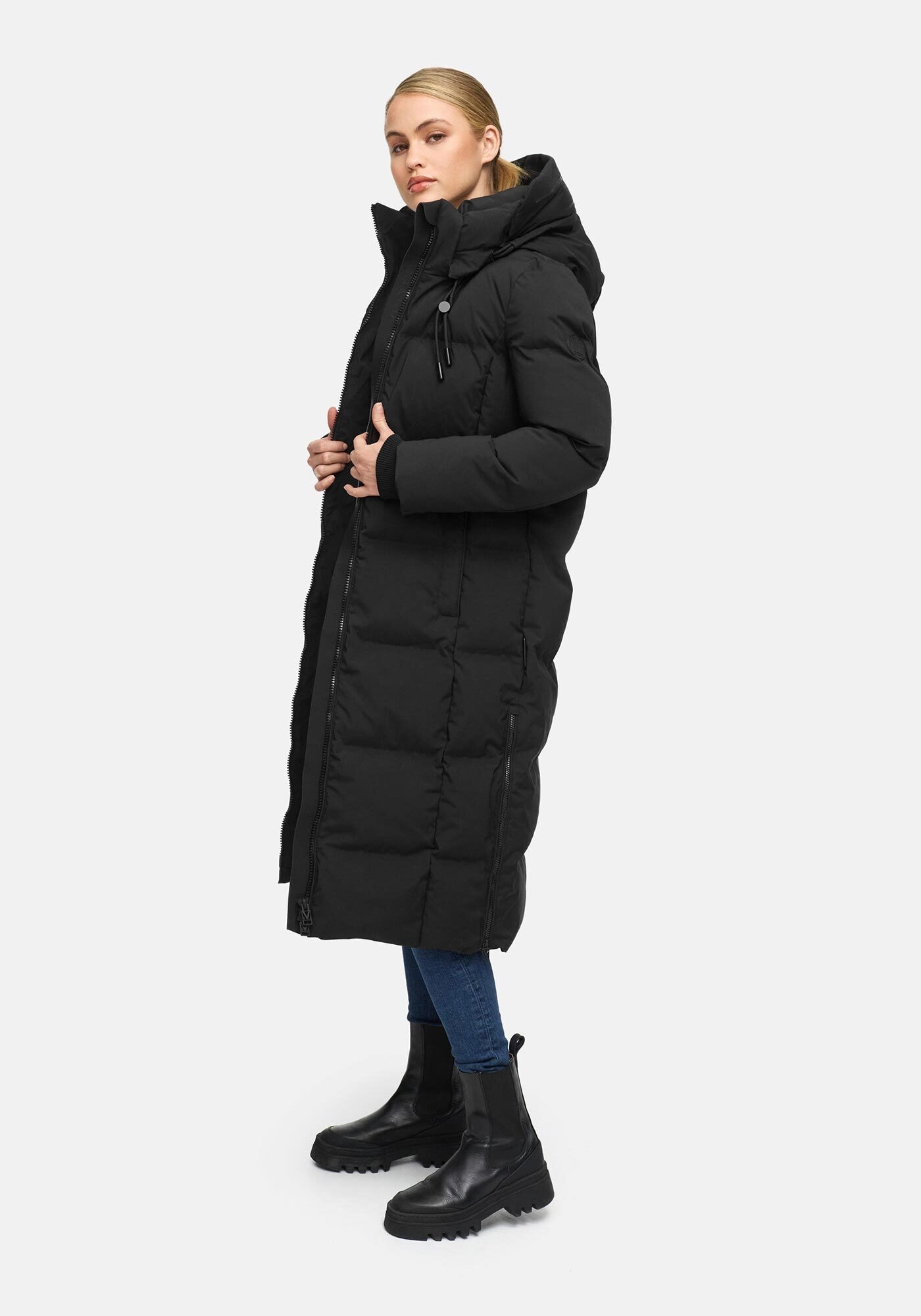 Marikoo Winterjacke »Marikoo Tikoraa Damen lange Winterjacke Steppjacke N102«