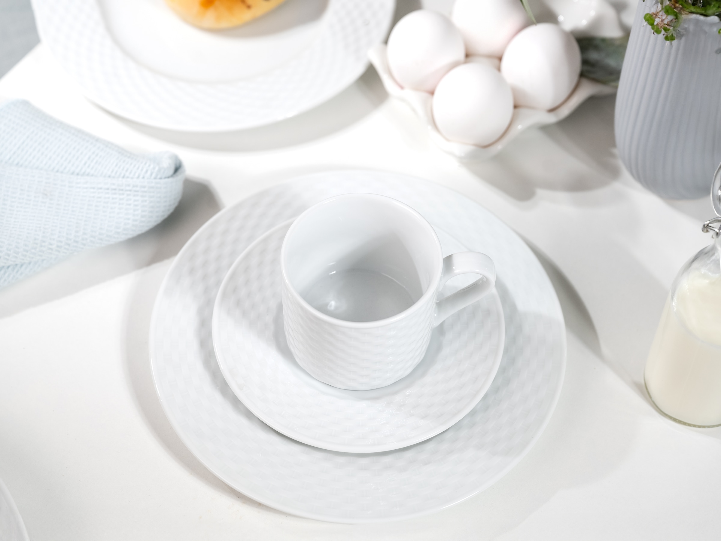 CreaTable Kaffeeservice »Polo, Service 18-tlg.« Daily Use, Zeitlos