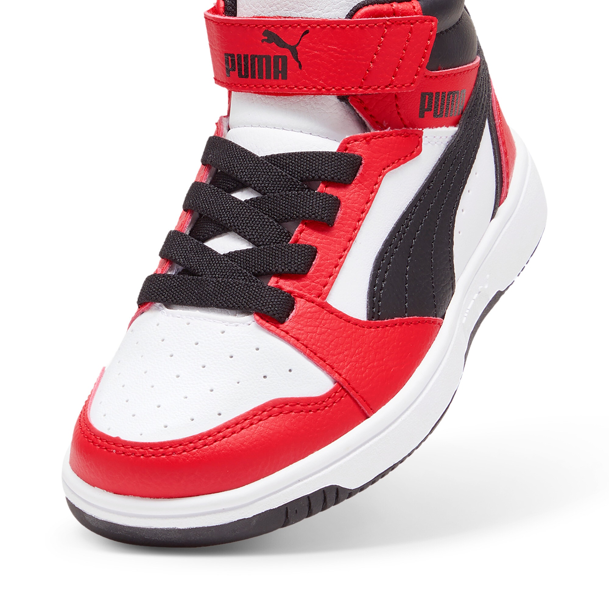 PUMA Sneaker »REBOUND V6 MID AC+ PS«  mit leicht profilierter Gummilaufsohle, mit Klettverschluss