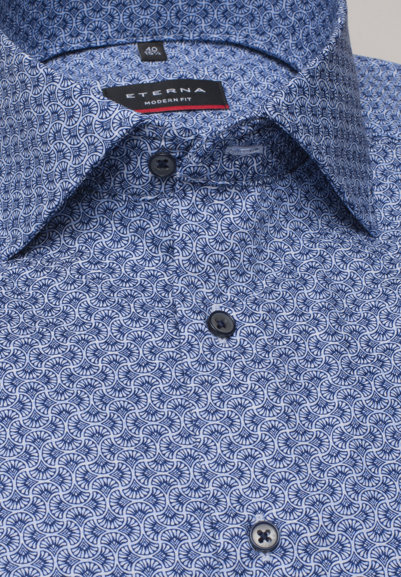 Eterna Langarmhemd »MODERN FIT«, NON IRON (bügelfrei)