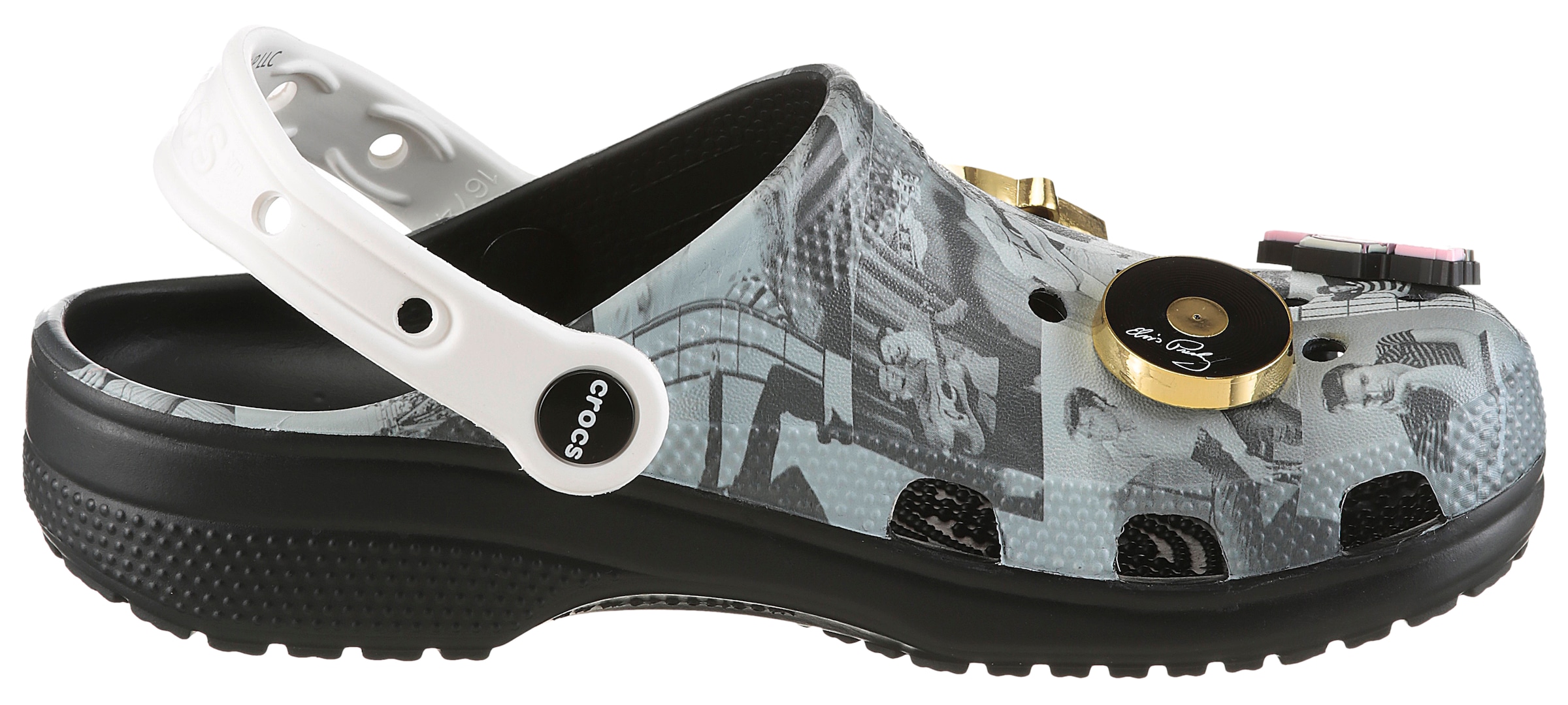 Crocs Hausschuh »Classic Clog Elvis«, Clog, Sandale mit Fersenriemchen