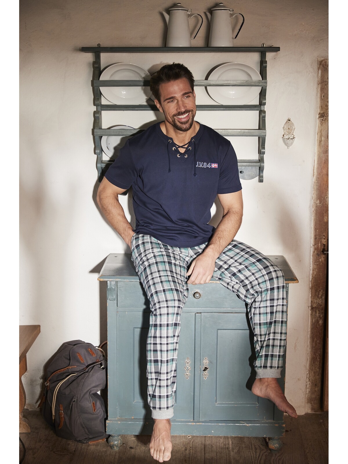 Jan Vanderstorm Pyjama »Schlafhose JARMIN«