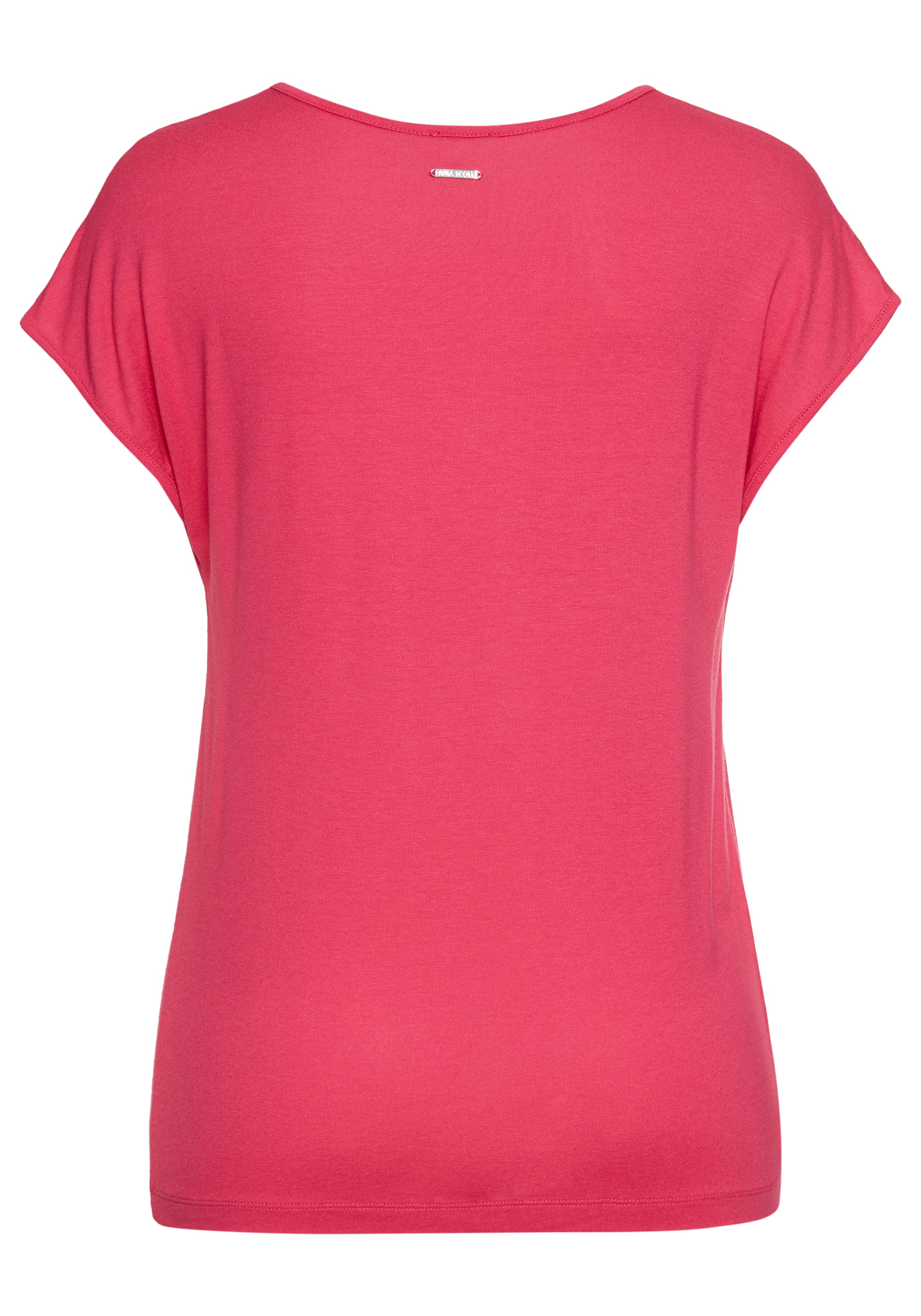 Laura Scott Spitzenshirt, mit hübschem Mesheinsatz