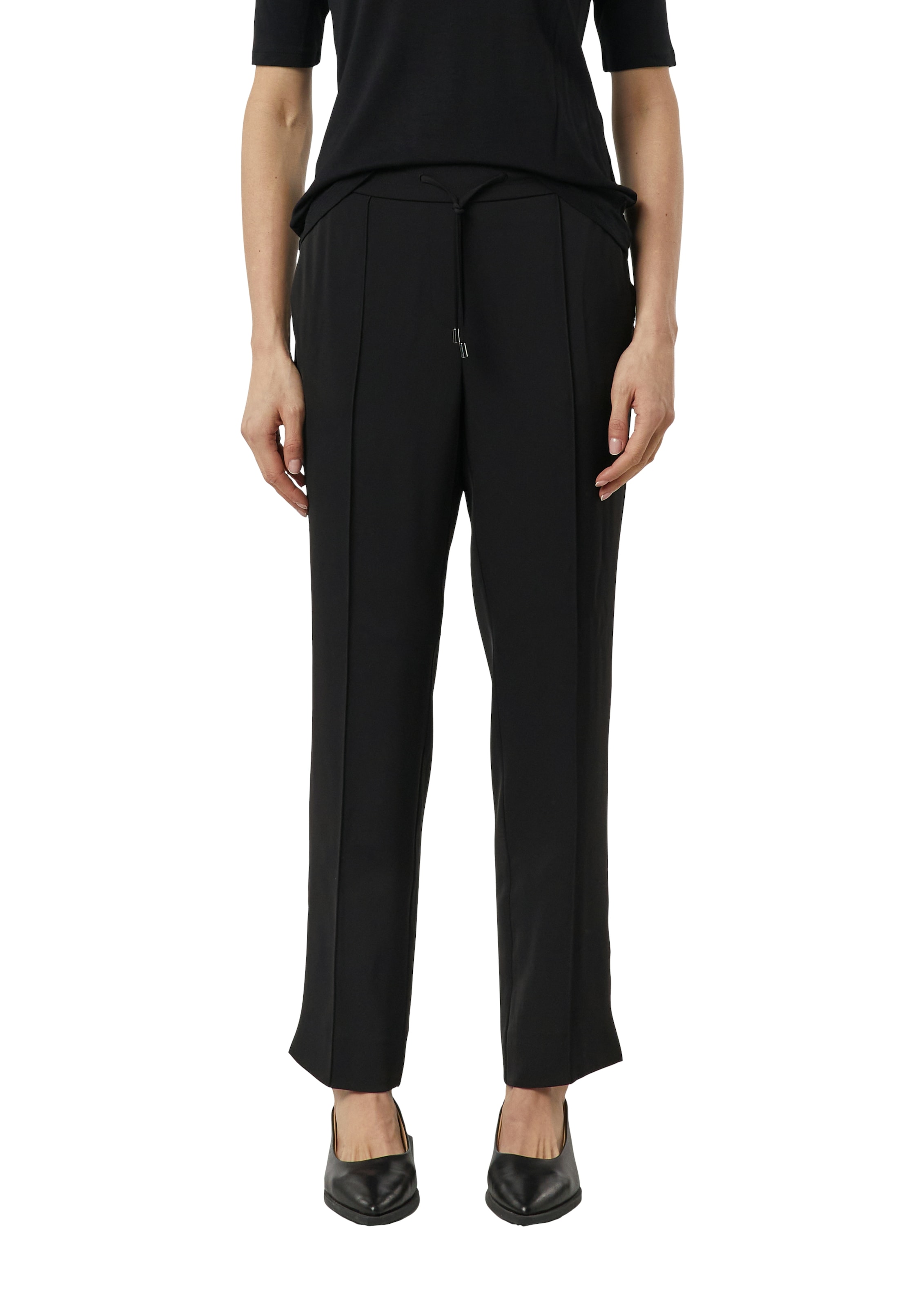 Comma Stoffhose  mit Gummizug und Kordelzug