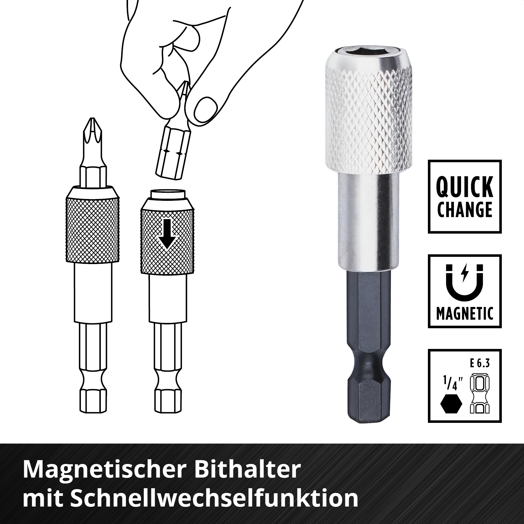 Einhell Bit-Set »M-CASE« 42-tlg.