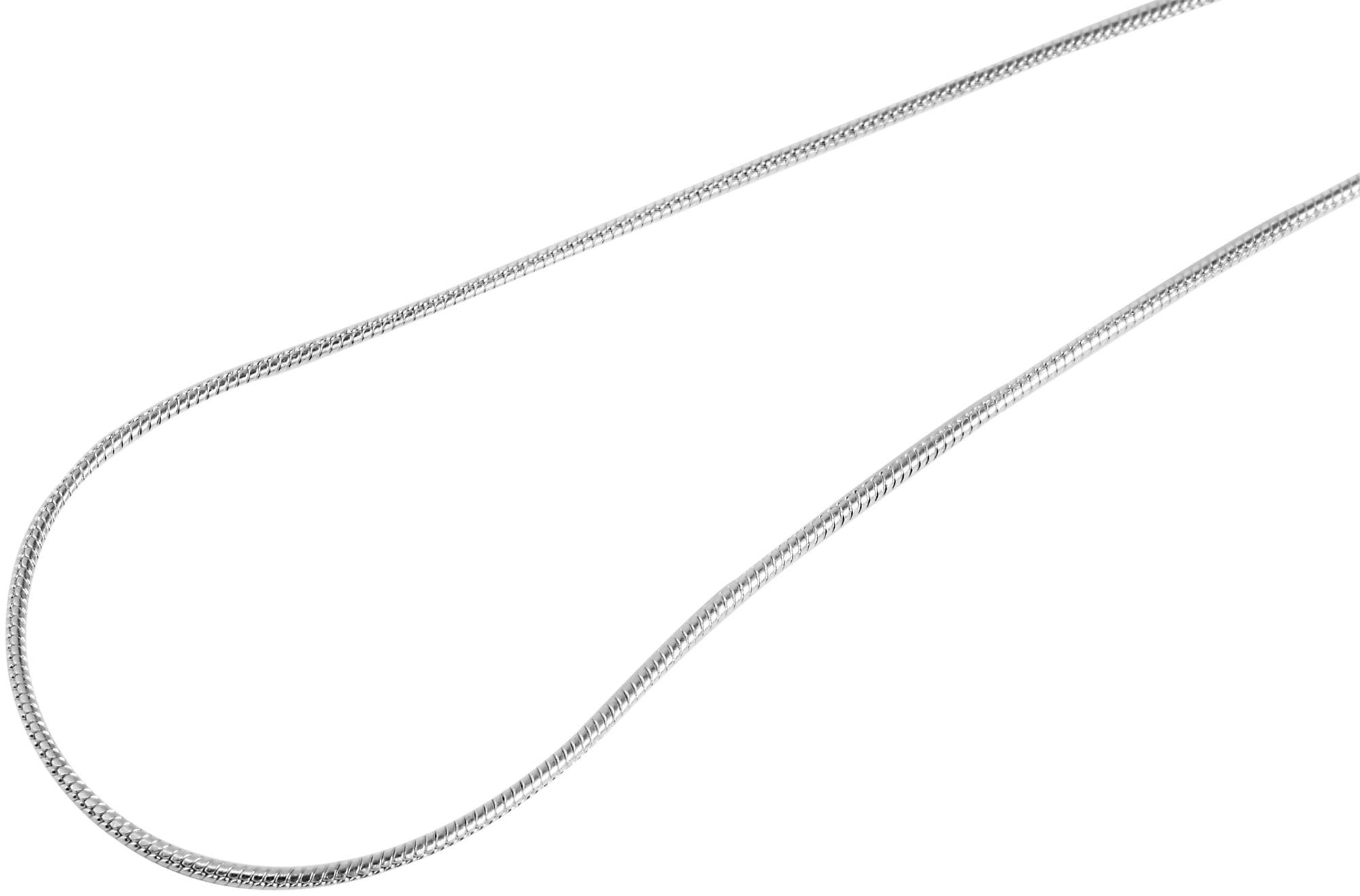 Adelia´s Schlangenkette »Unisex Halskette ¿ Schlangenkette aus Edelstahl 60 cm«