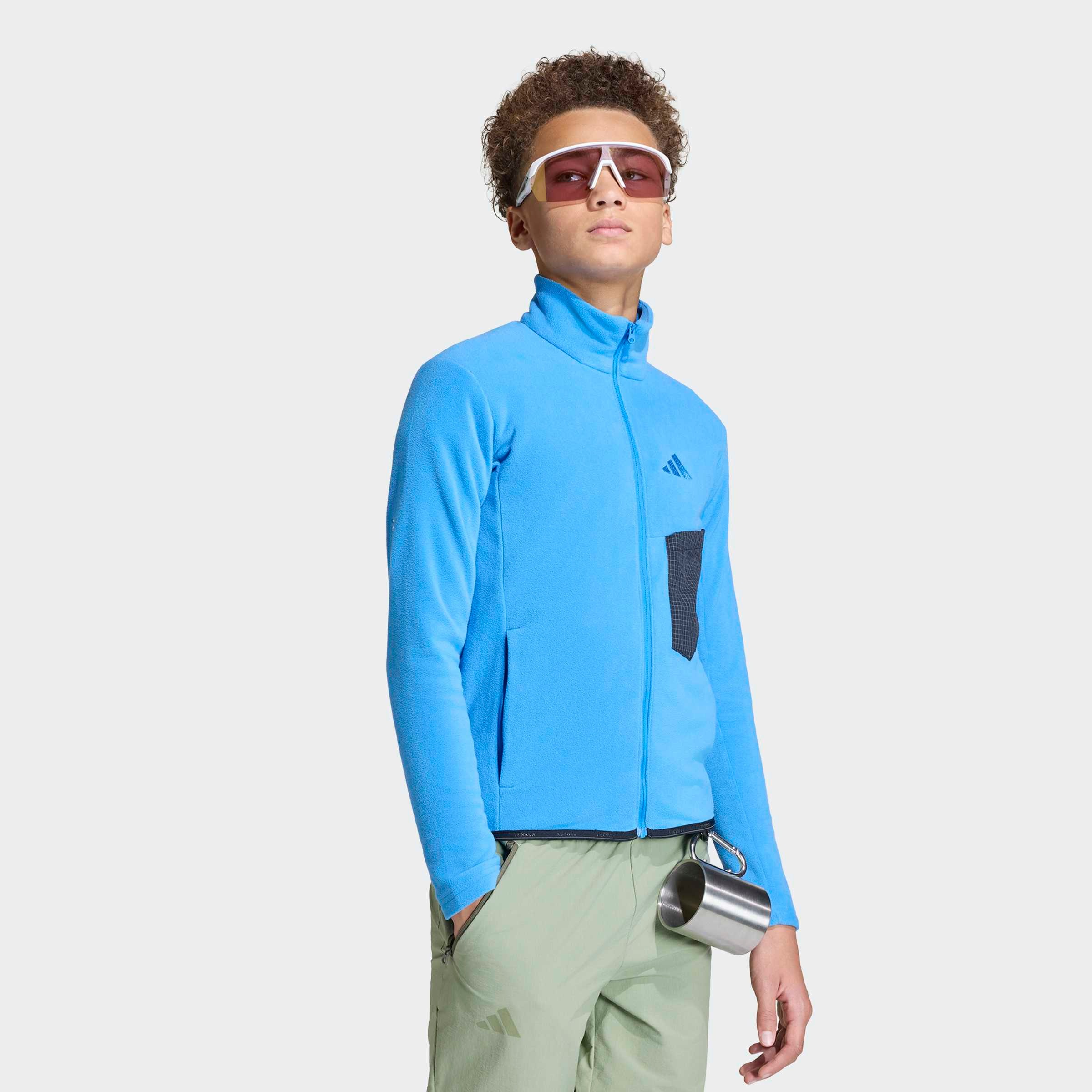 adidas TERREX Fleecejacke »KIDS MULTI-, DURCHGEHENDER REISSVERSCHLUSS«