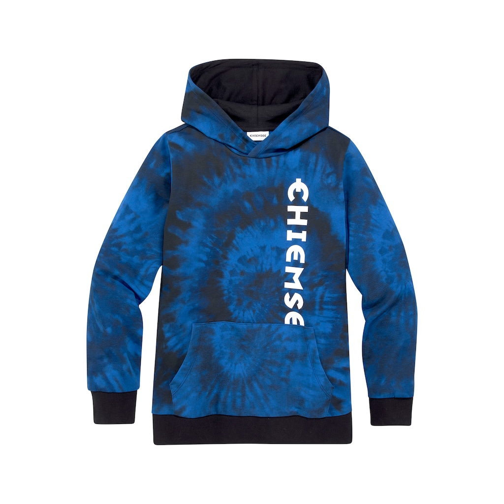 Chiemsee Kapuzensweatshirt »in cooler Batikoptik«, mit Logo-Druck
