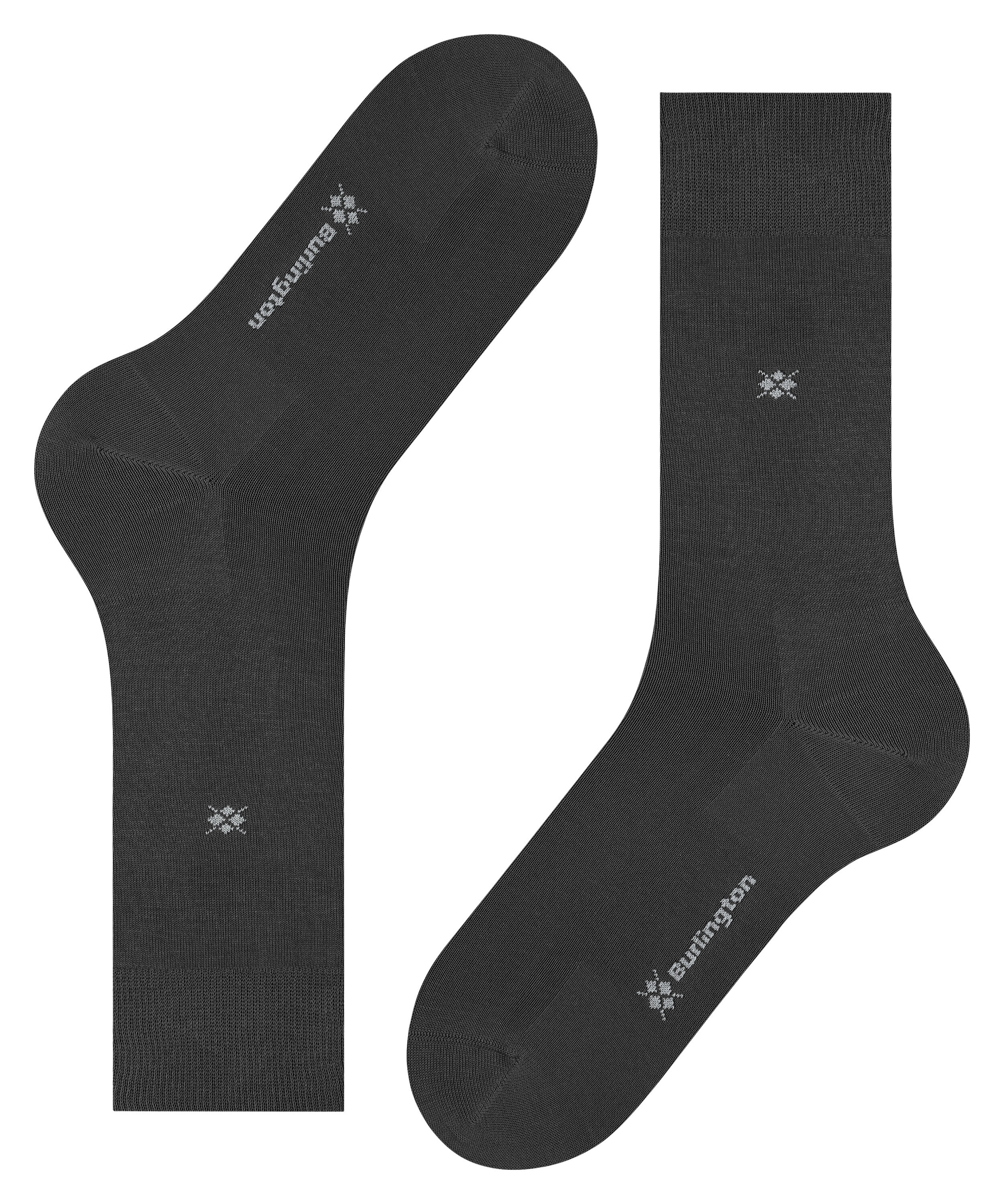 Burlington Socken »Dublin« unifarben, Einheitsgröße 40-46, Burlington-Logo