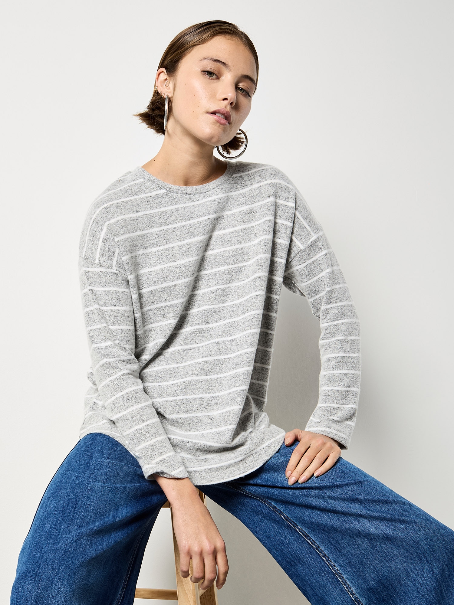 Apricot Shirttop »Top« mit Streifen
