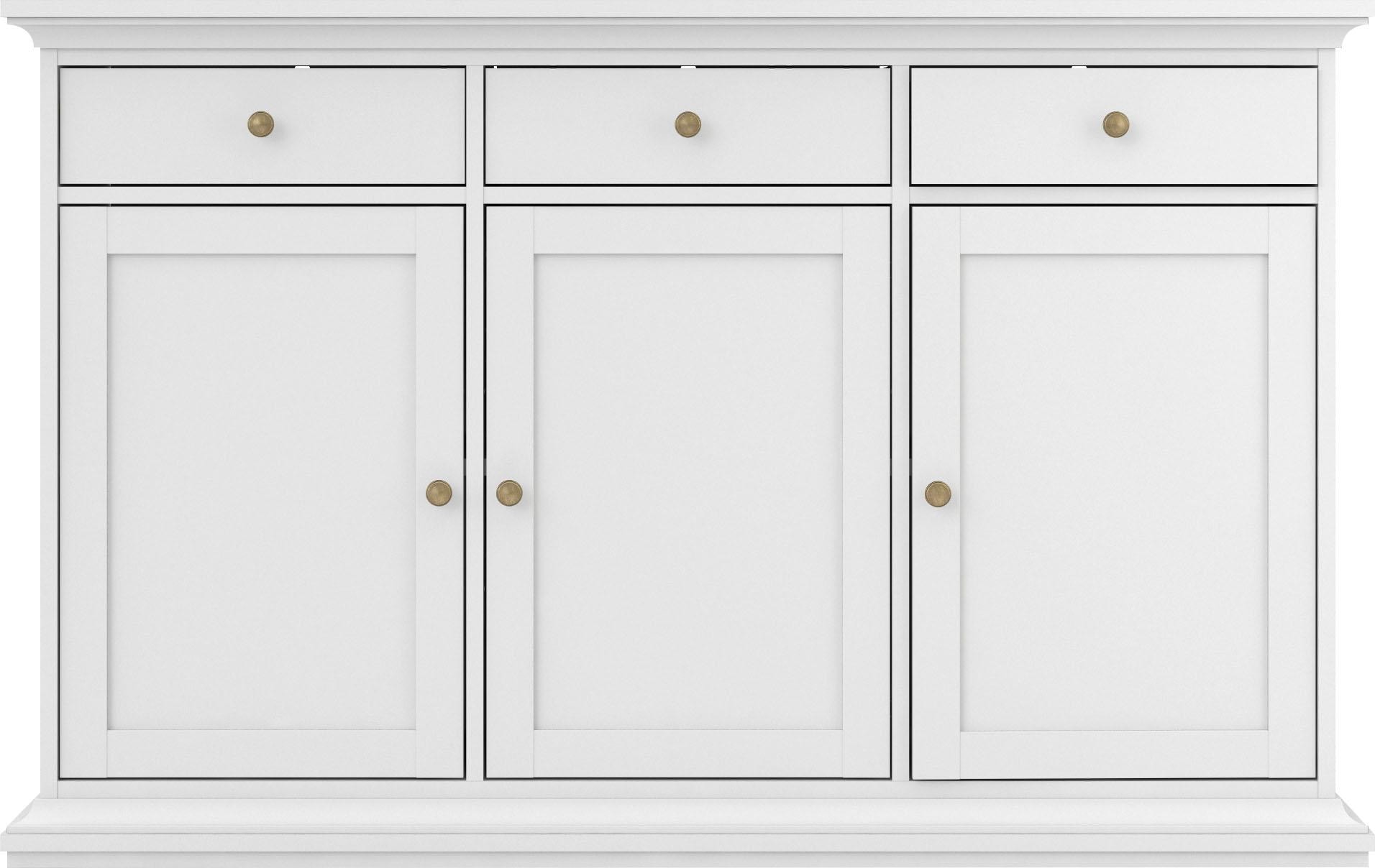 Home affaire Kommode »Paris« mit vielen Staurammöglichkeiten und einer Rahmenoptik