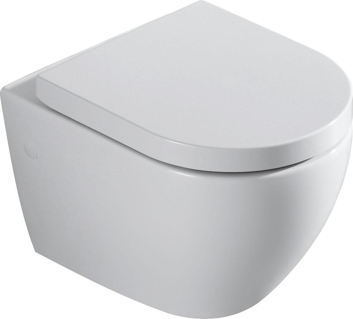 Tiefspül-WC »RIVO«, (Set), Wand-WC, spülrandlos