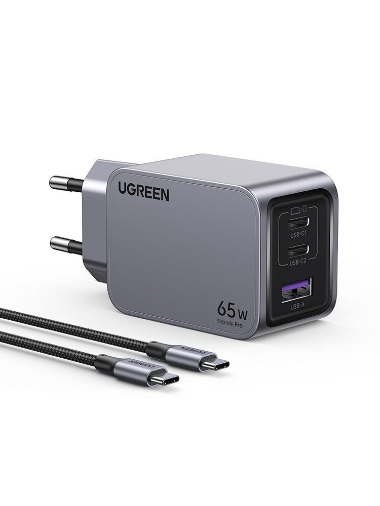 UGREEN Schnelllade-Gerät »Nexode Pro 65W 3-Port GaN Fast Charger Set X755«