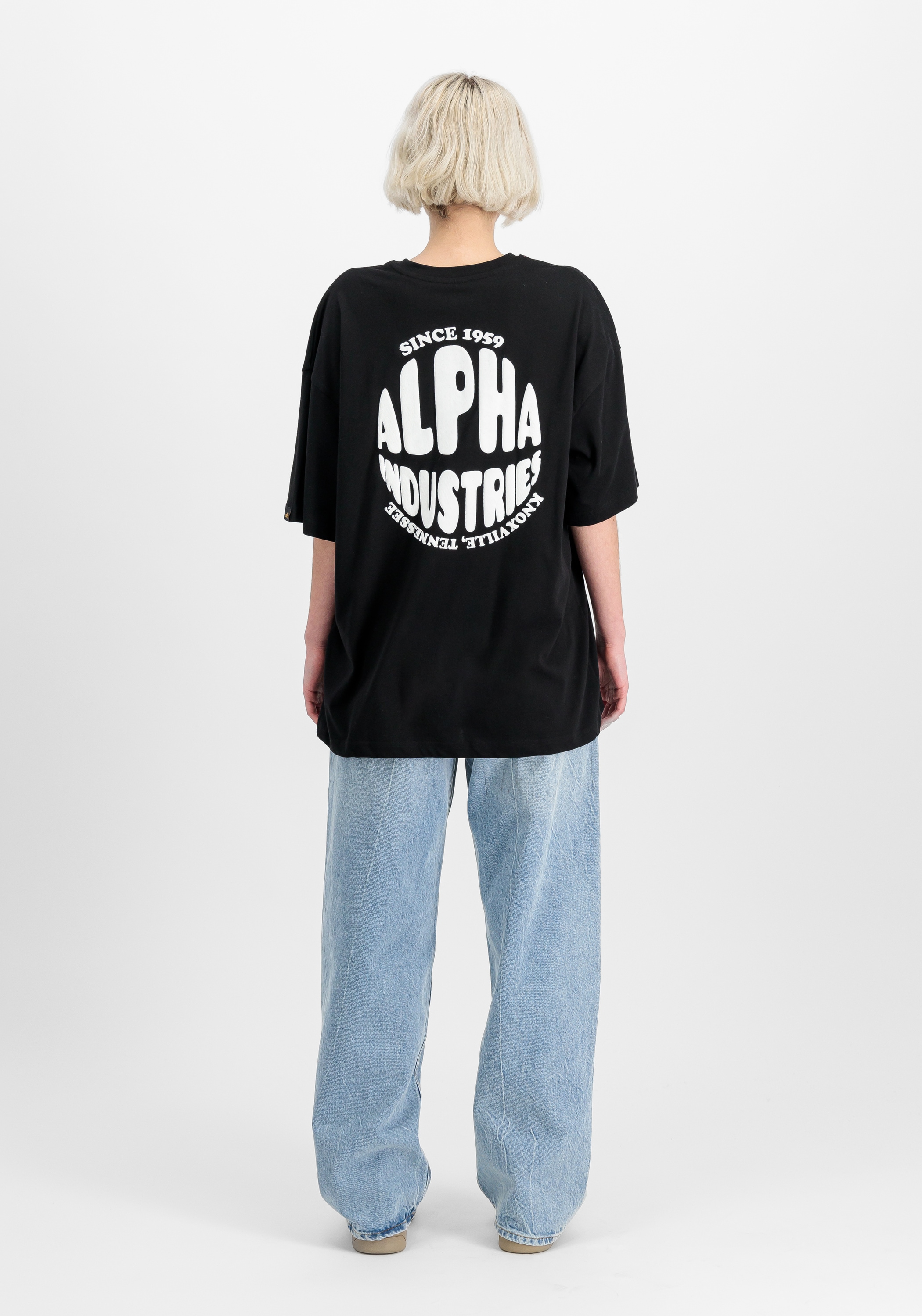 Alpha Industries T-Shirt »Alpha Industries Women - T-Shirts Logo T Back Print Women«