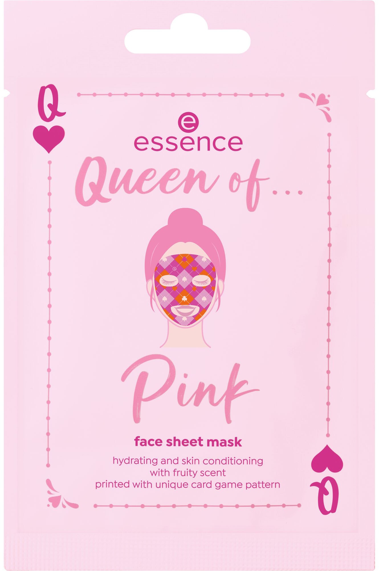 Essence Gesichtsmaske »Queen of... Pink face sheet mask«, (Set, 4 tlg.)