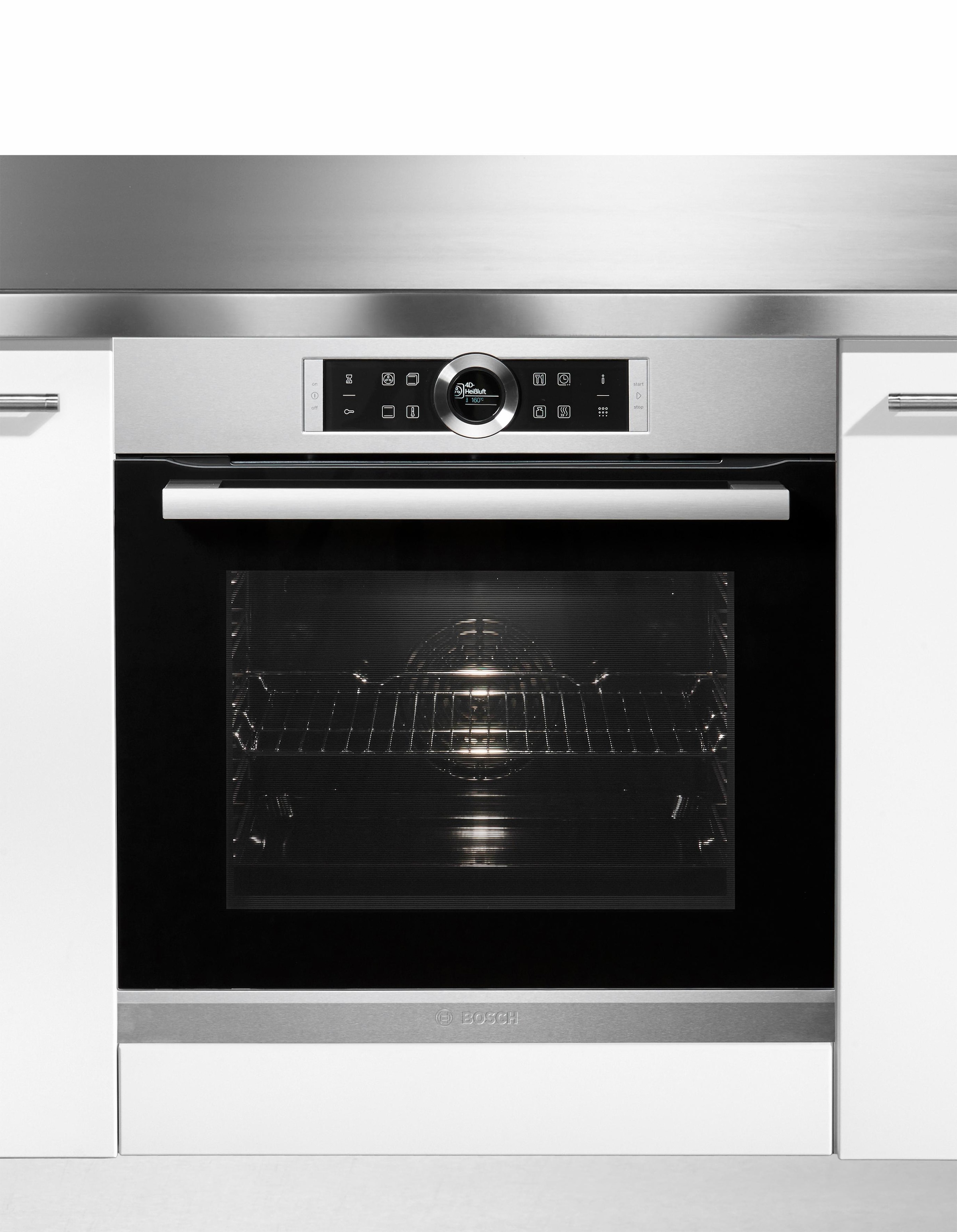 BOSCH Pyrolyse Backofen Serie 8 »HBG675BS1«, mit Teleskopauszug nachrüstbar, Pyrolyse-Selbstreinigung, mit AutoPilot