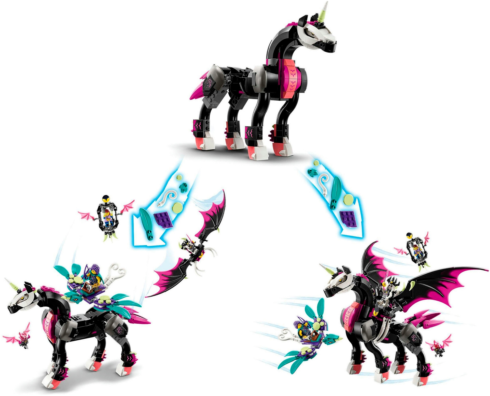 LEGO® Konstruktionsspielsteine »Pegasus (71457), LEGO® DREAMZzz™«, (482 St.), Made in Europe
