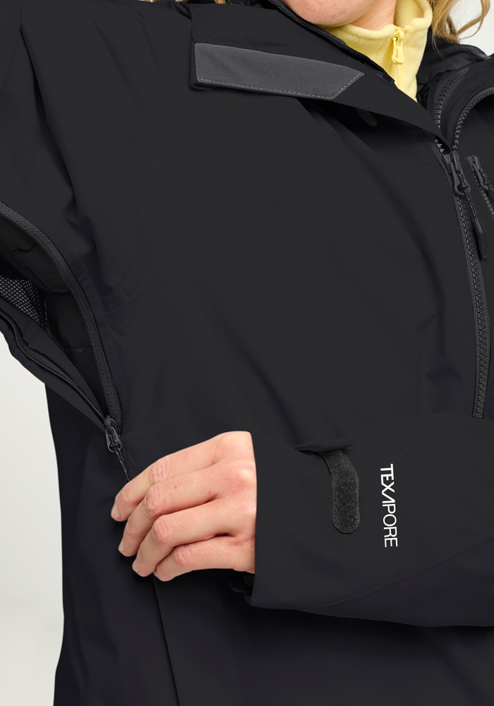 Jack Wolfskin Skijacke »FLOWLINE 3IN1 JKT W«, mit Kapuze