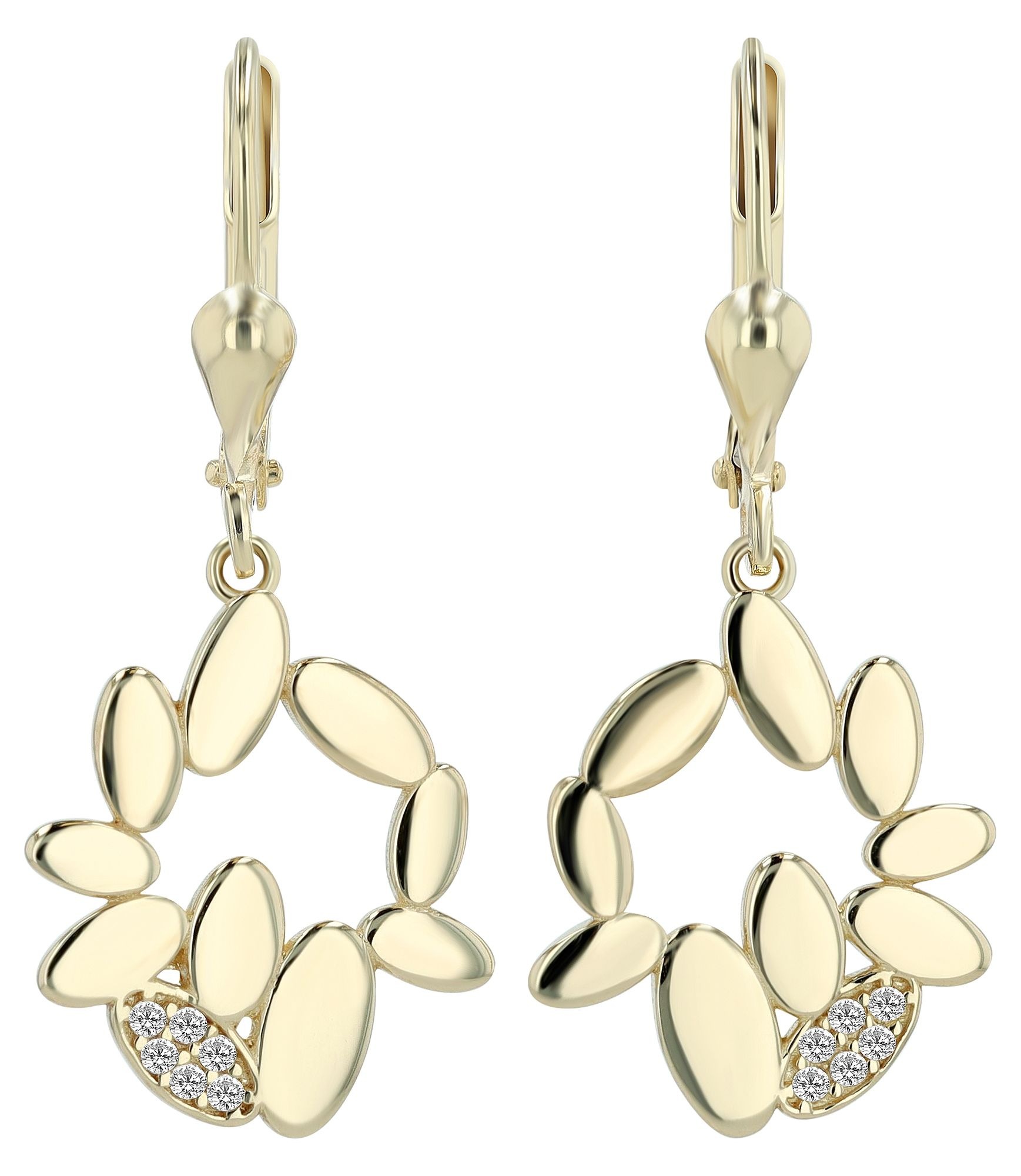 Adelia´s Kettenanhänger »Damen Anhänger aus 333 Gold mit Zirkonia«