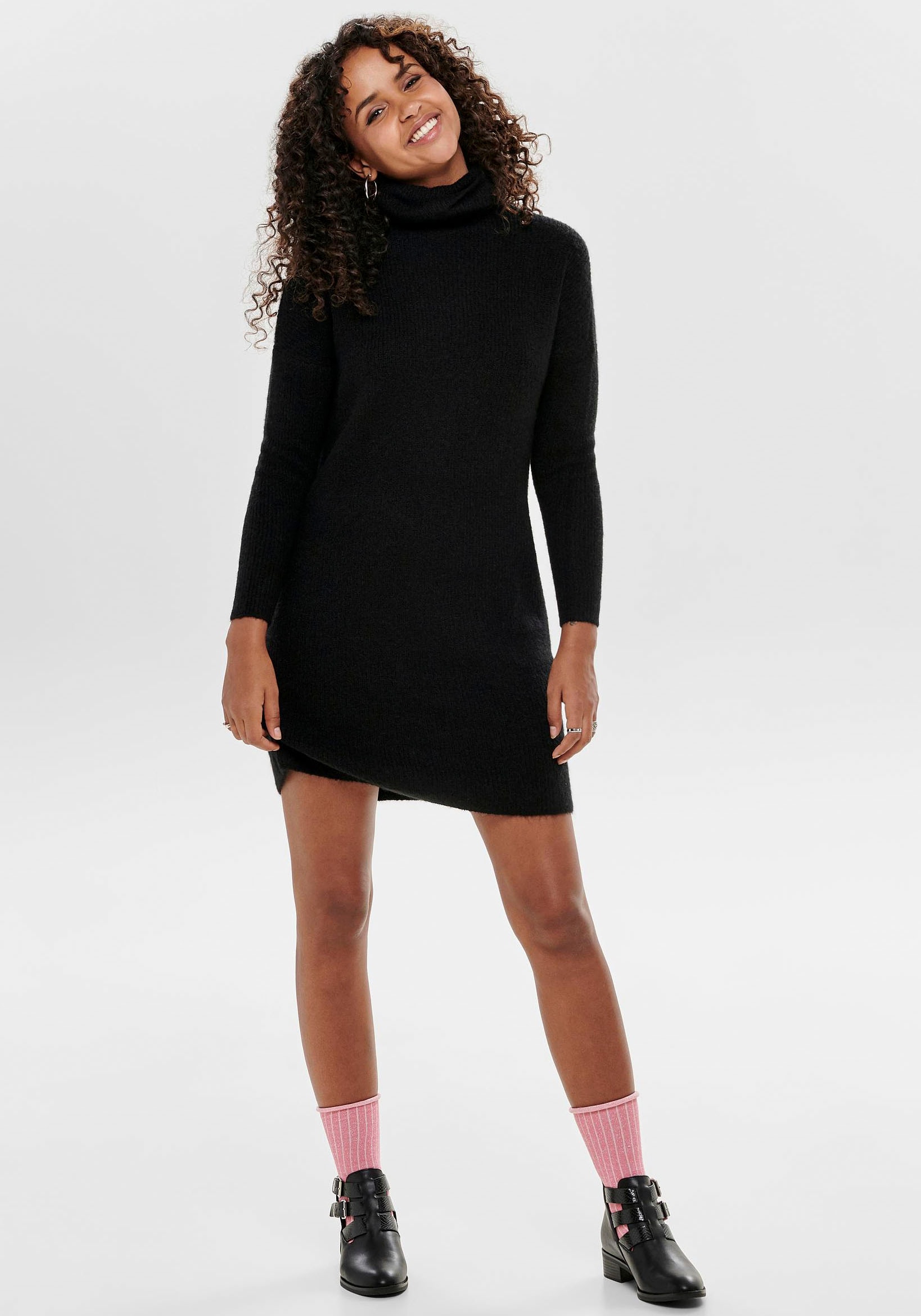 ONLY Strickkleid »ONLJANA L/S COWLNCK DRESS«