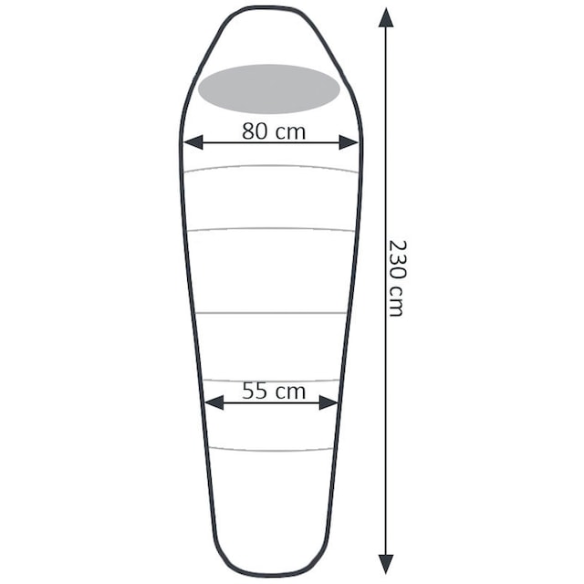 OTTO | Schlafsack Mumienschlafsack EXPLORER Camping 230x80x55cm« »Tramp kaufen OTTO bei