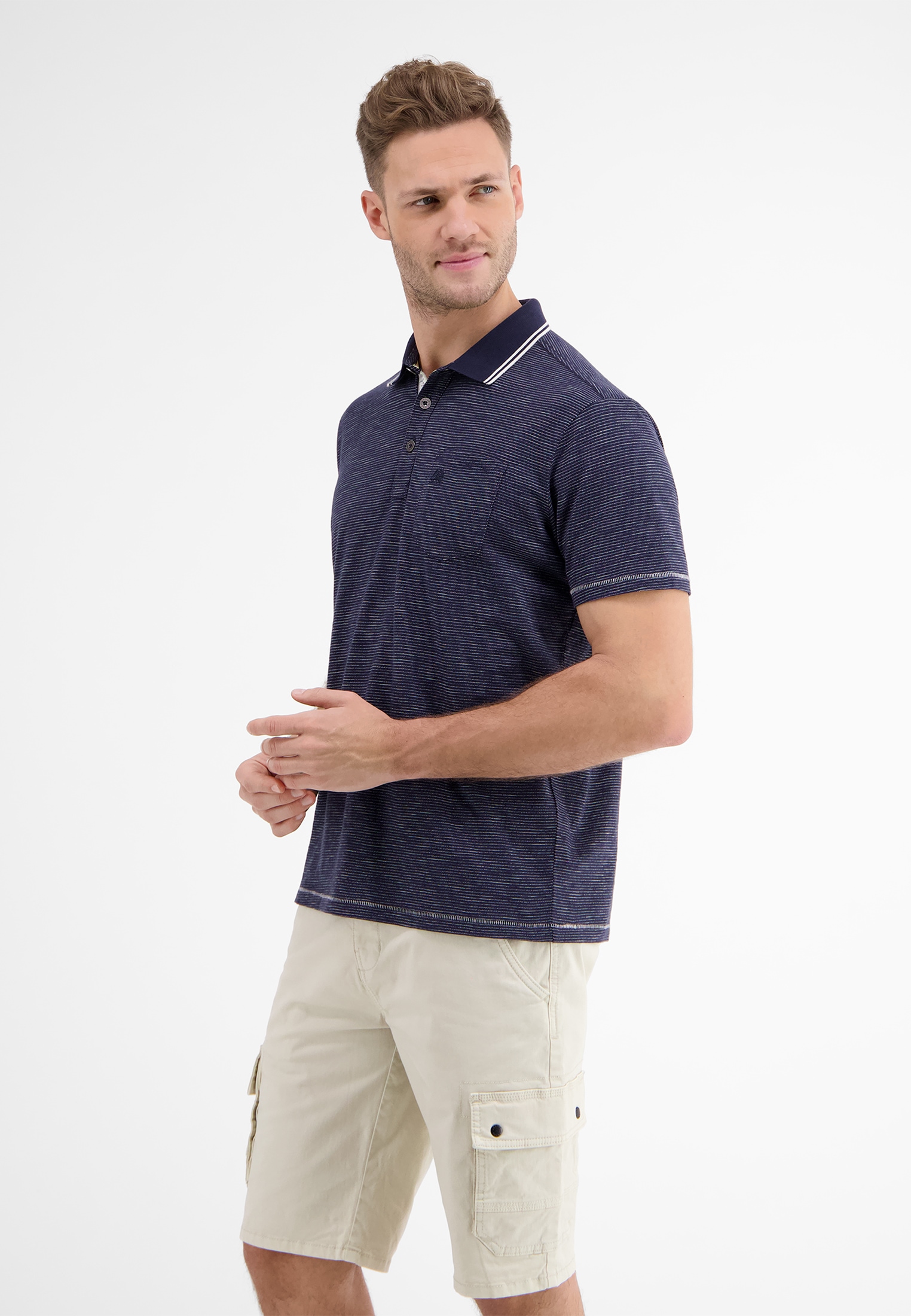 LERROS Poloshirt »Poloshirt mit Finelinerstreifen«