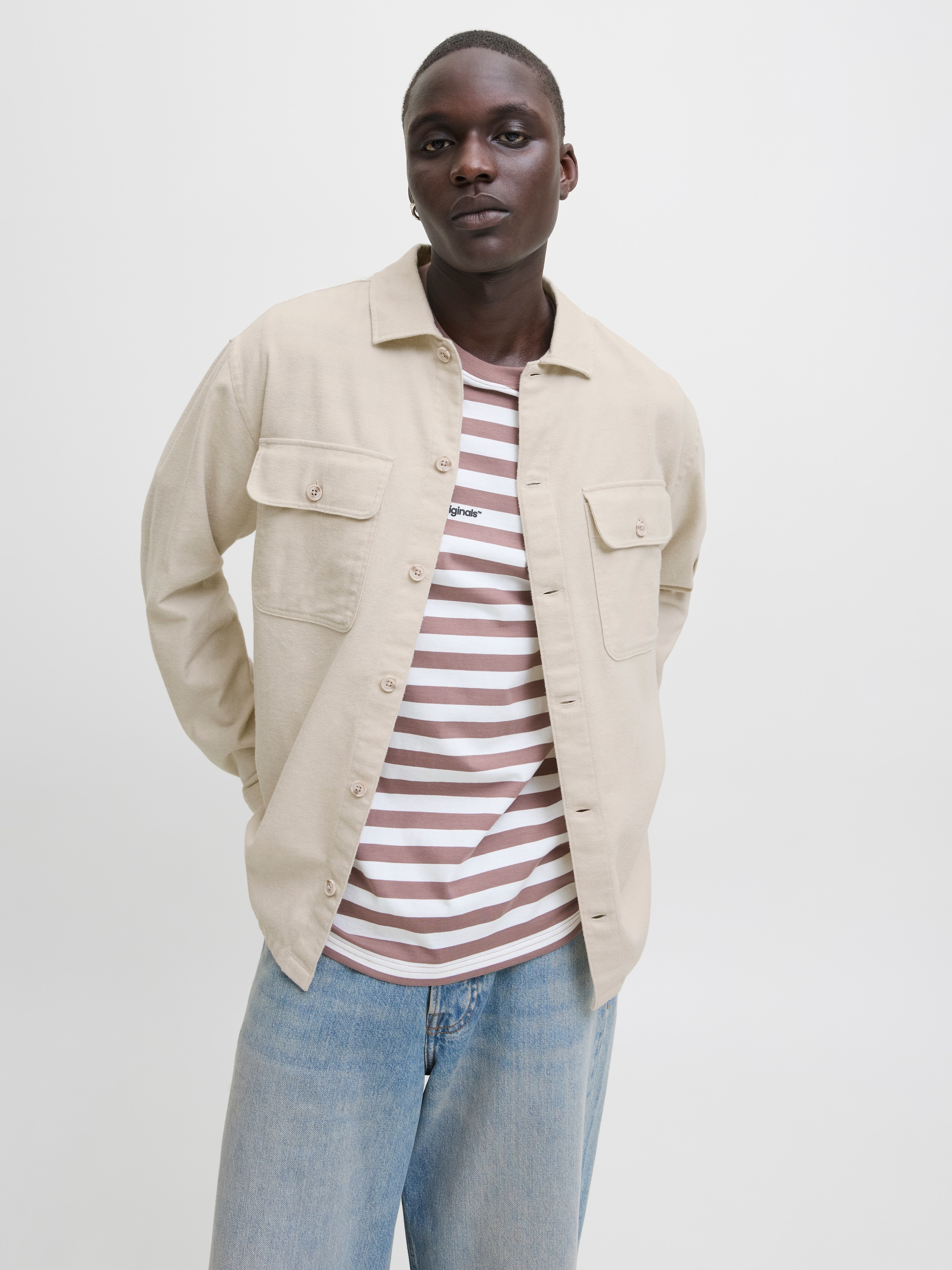 Jack & Jones Langarmhemd »JJECHARGE OVERSHIRT LS NOOS«
