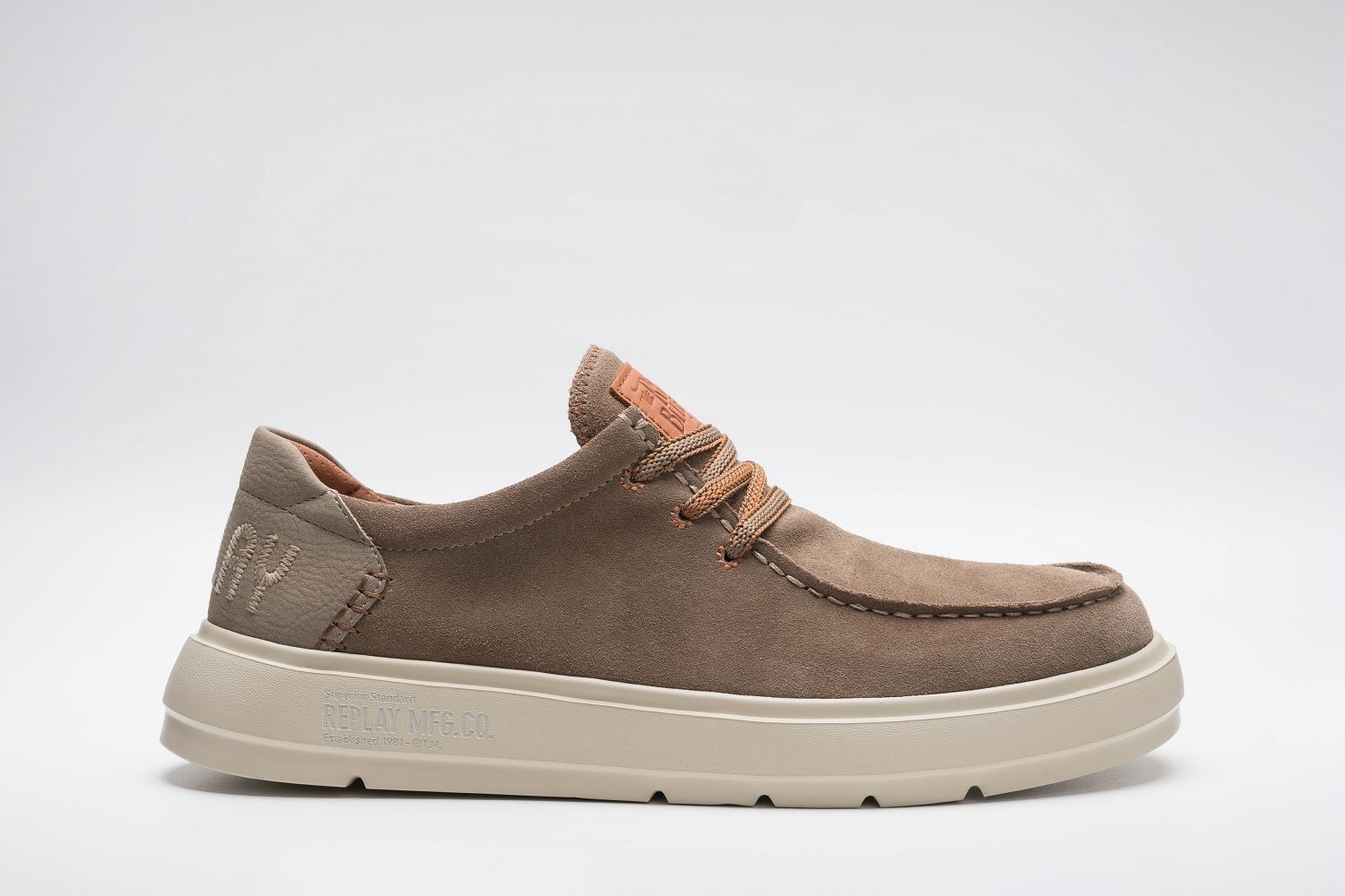 Replay Schnürschuh  Mokassin, Halbschuh, Casual-Sneaker mit gepolstertem Schaftrand