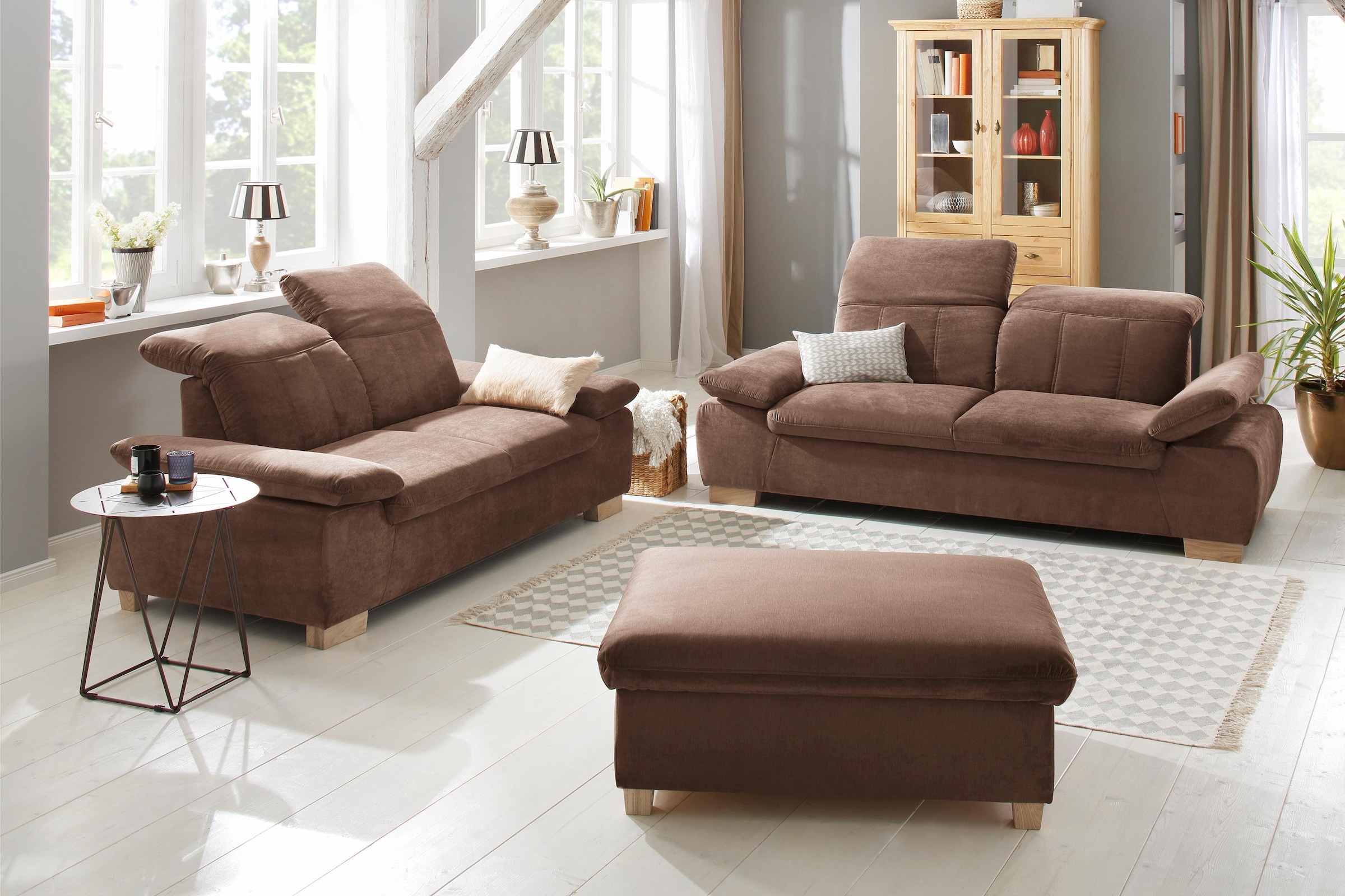 Home affaire Hocker »Bergamo«, mit Stauraum