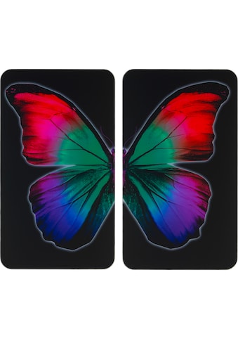 WENKO Herd-Abdeckplatte »Universal Butterfly by Night«, (Set, 2 tlg.) kaufen