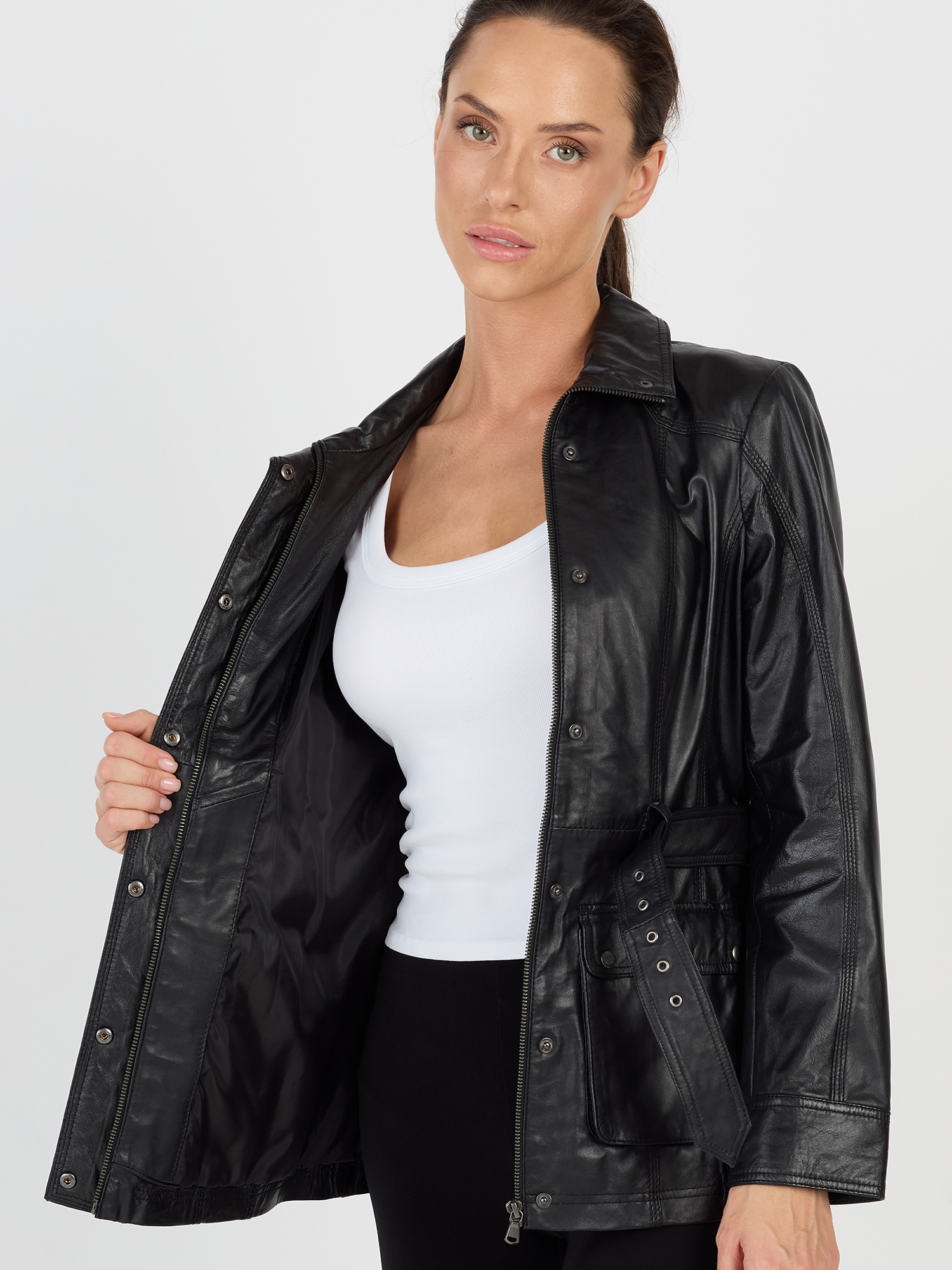 JCC Bikerjacke »Lederjacke R6382«