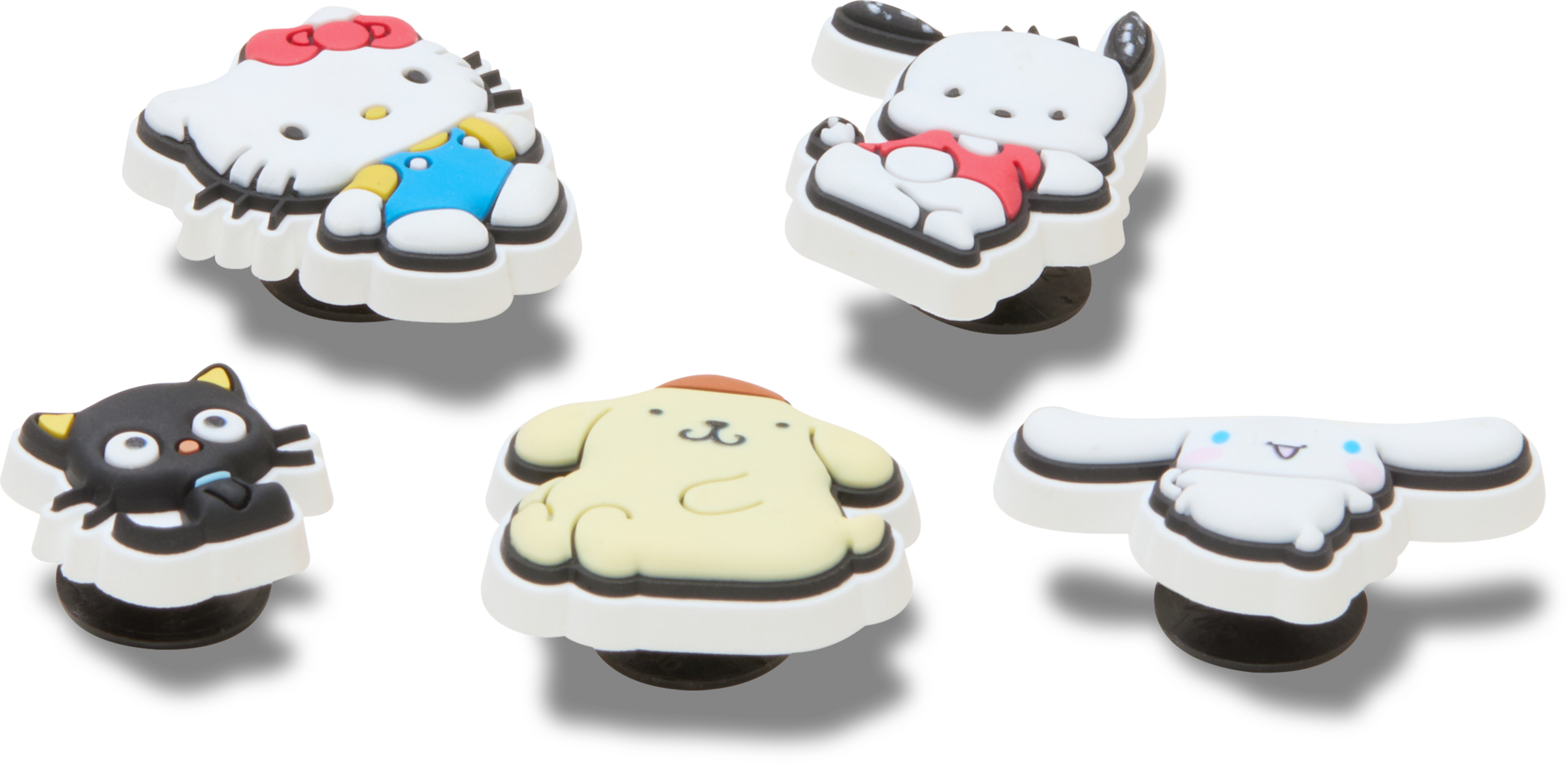 Crocs Schuhanstecker »Jibbitz "Hello Kitty Friends"« Set, Kein Spielzeug. Nicht für Kinder unter 3 Jahren geeignet, 5 Hello Kitty Figuren