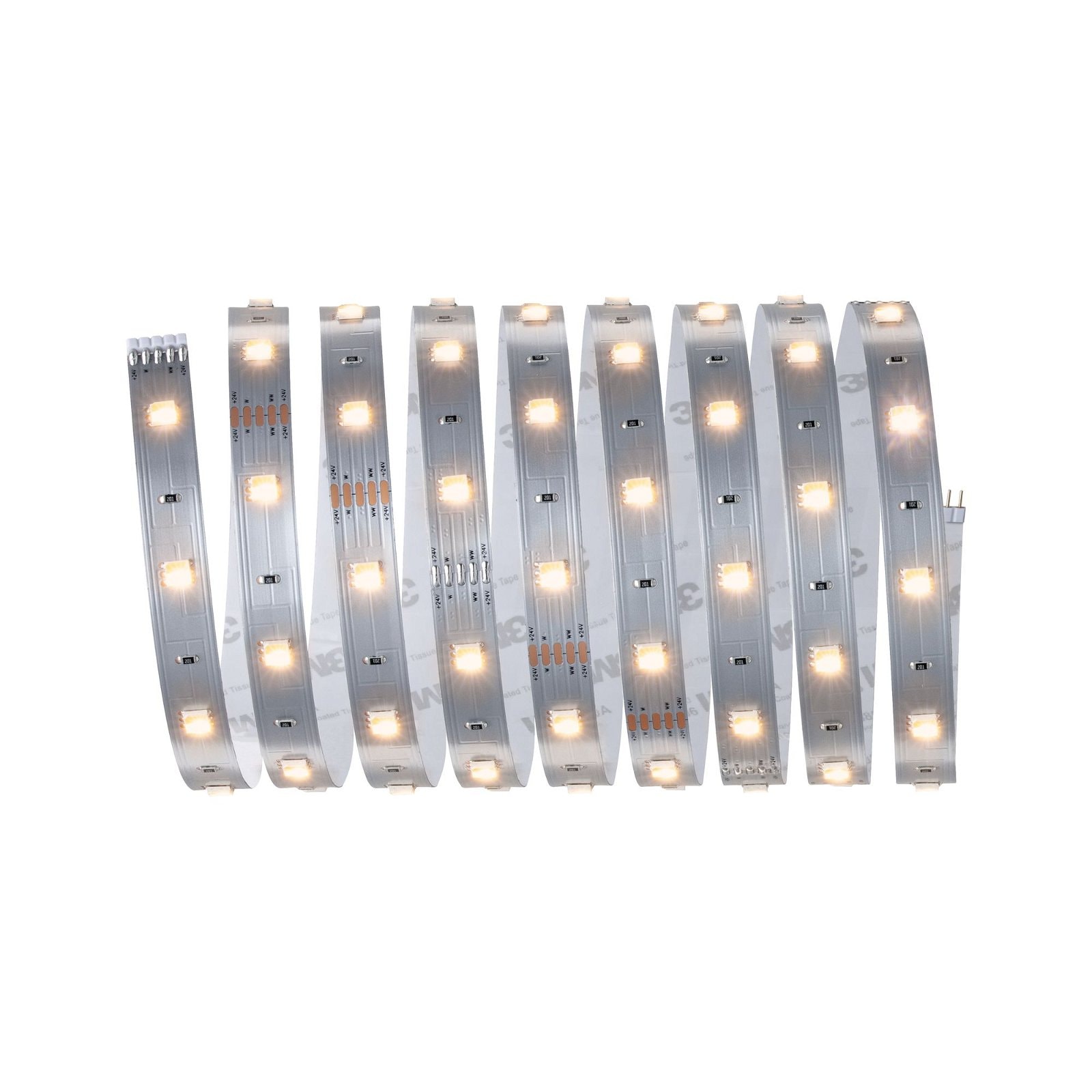 Paulmann LED-Streifen »MaxLED 250 Stripe 2,5m IP20 2700-6500K 9W 24V Silber«, 1 St.-flammig, TunableWhite