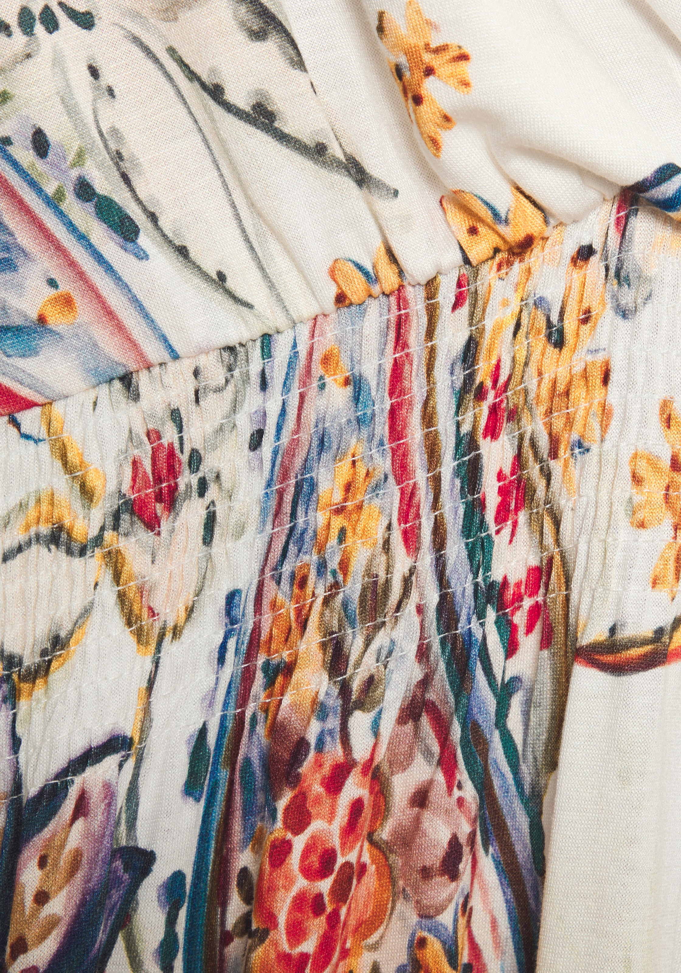 LASCANA Maxikleid, mit buntem Paisleydruck und verstellbarem Ausschnitt, Sommerkleid