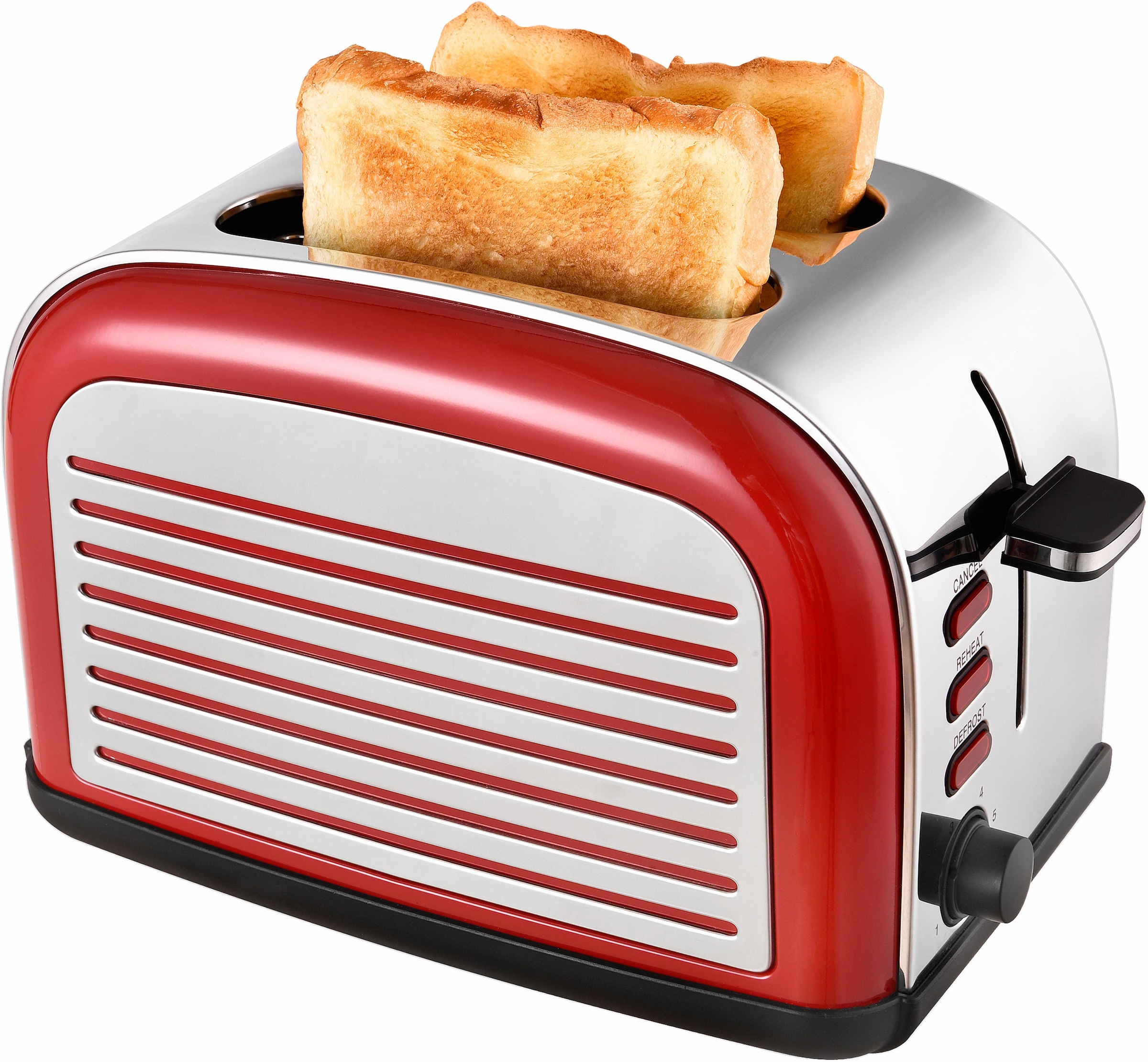 Toaster »TKG TO 2500 R«, für 2 Scheiben, 1050 Watt
