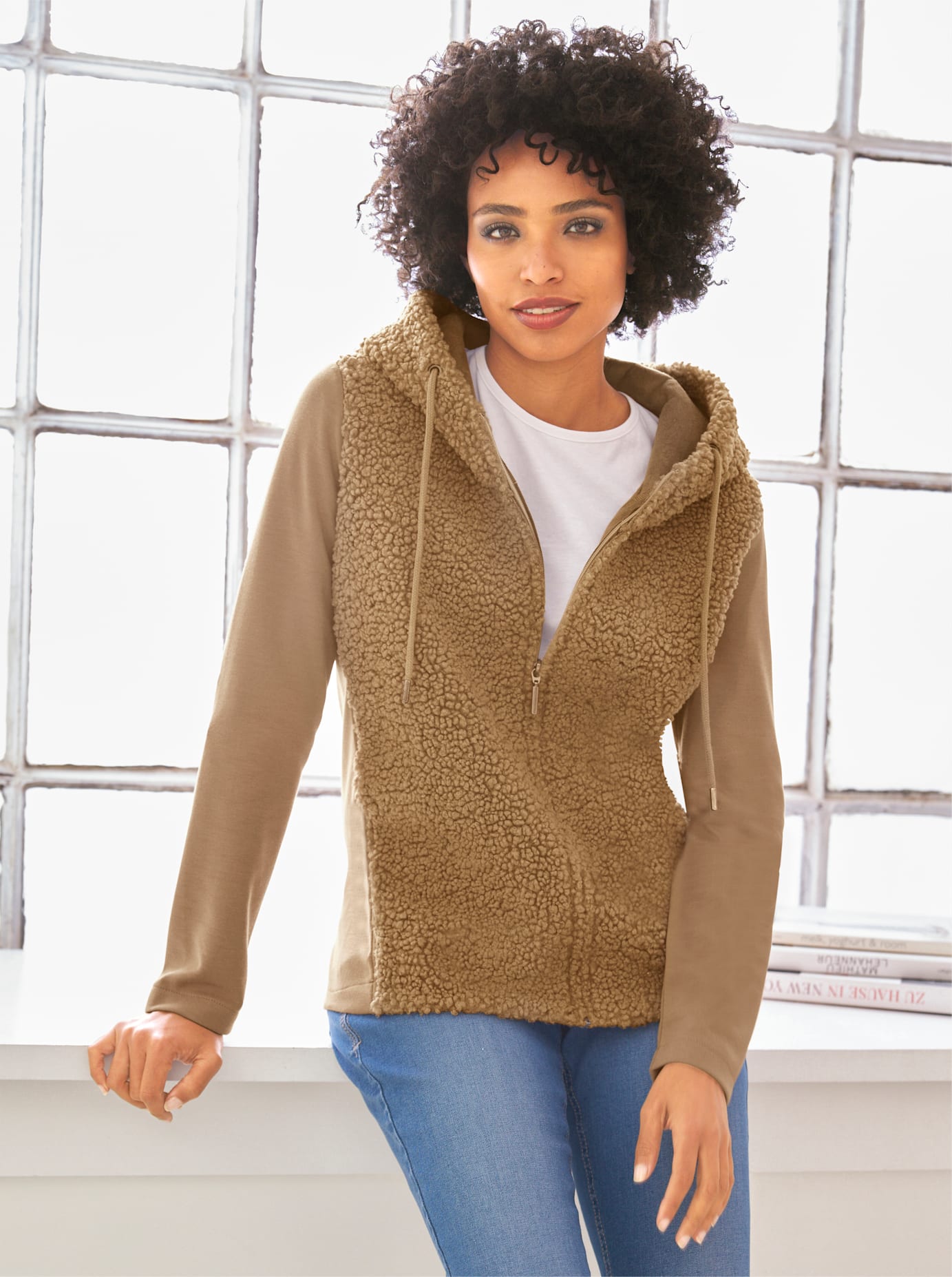 Shirtjacke »Sweatjacke«, (1 tlg.)