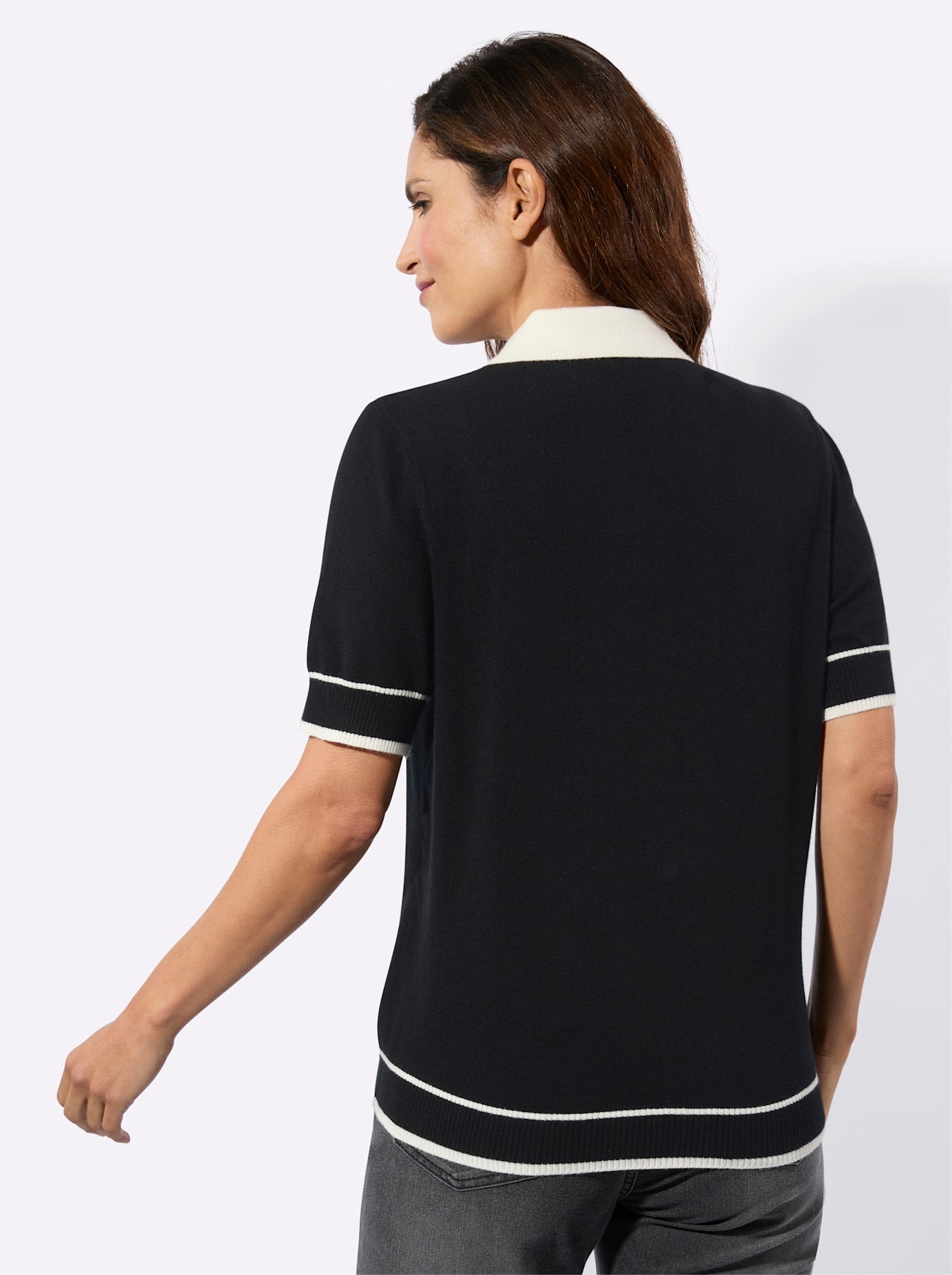 Inspirationen Kurzarmpullover »Halbarm-Pullover«